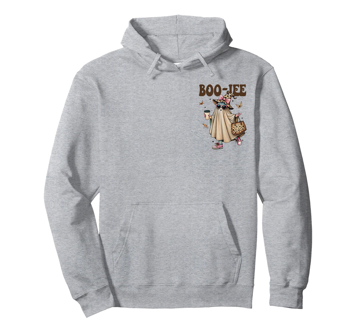 (2 Sides) Boo-JEE I Put The Boo in Boujee Halloween Ghost T-Shirt