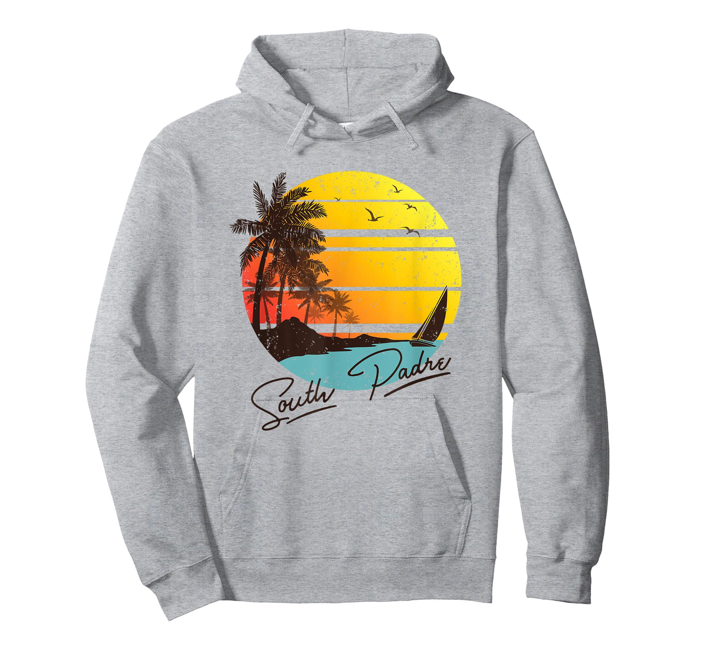 South Padre Island Texas Retro Summer Tropical Beach T-Shirt