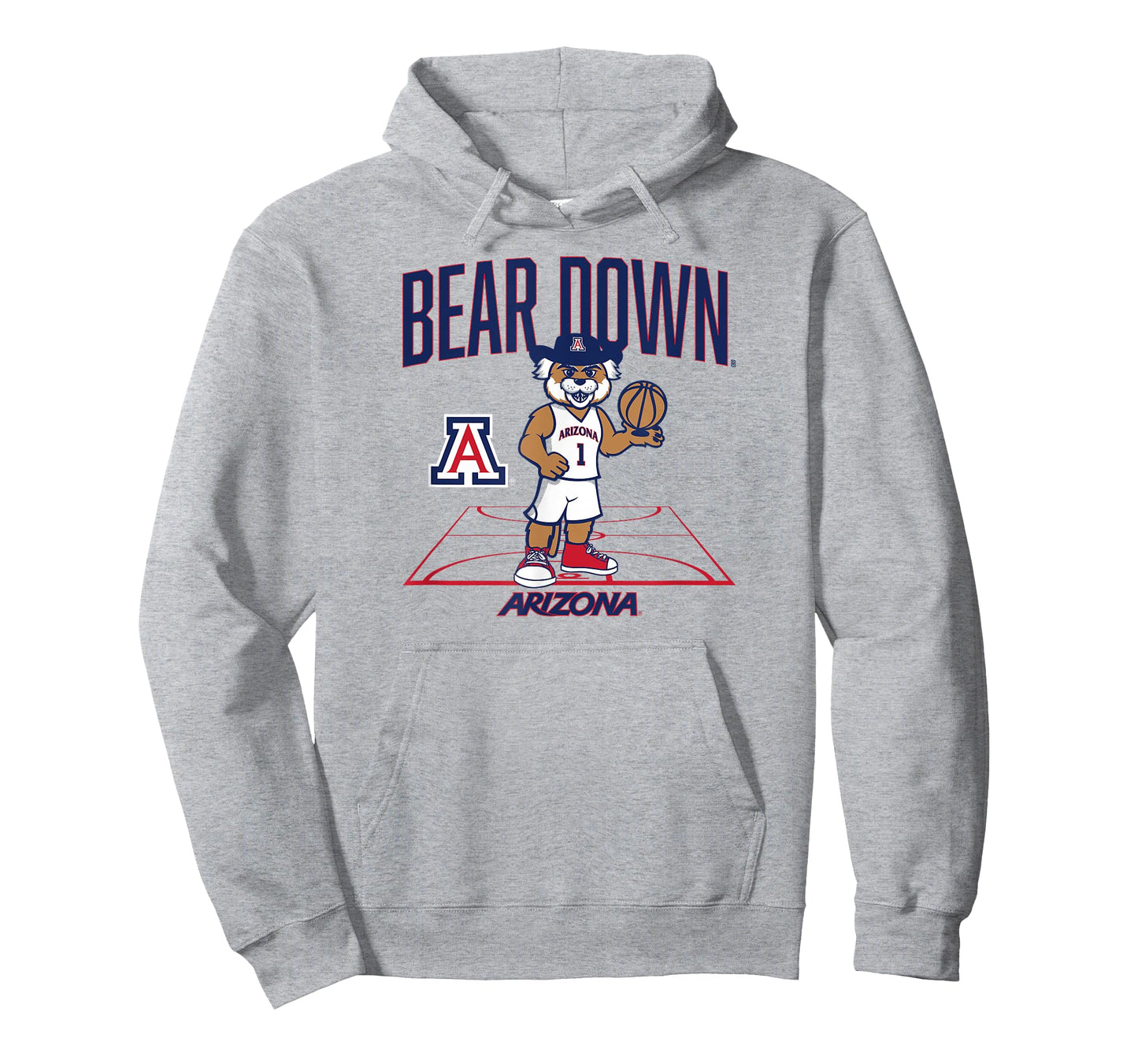 Arizona Basketball: Mascot Court T-Shirt