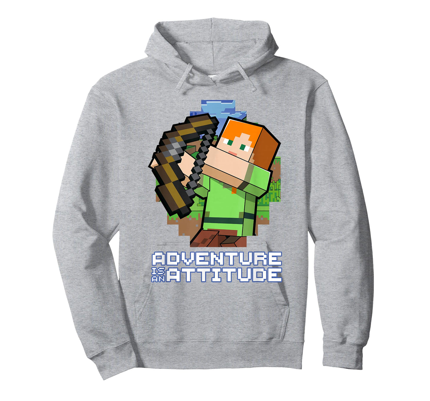 Minecraft Alex Adventure Is An Attitude Graphic Blocks T-Shirt