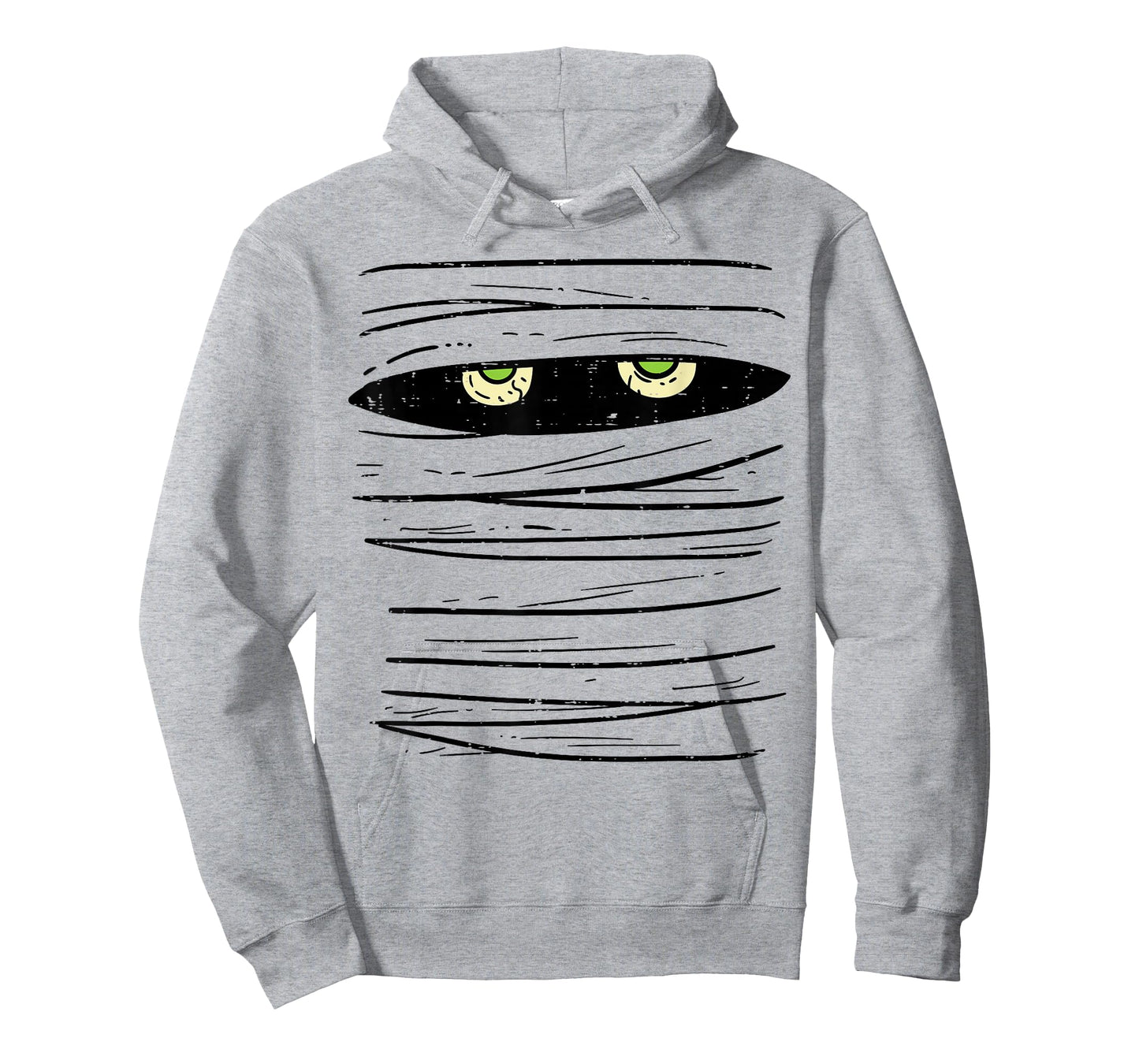 Mummy Wrap Eyes Costume Funny Scary Halloween Men Women Kids T-Shirt
