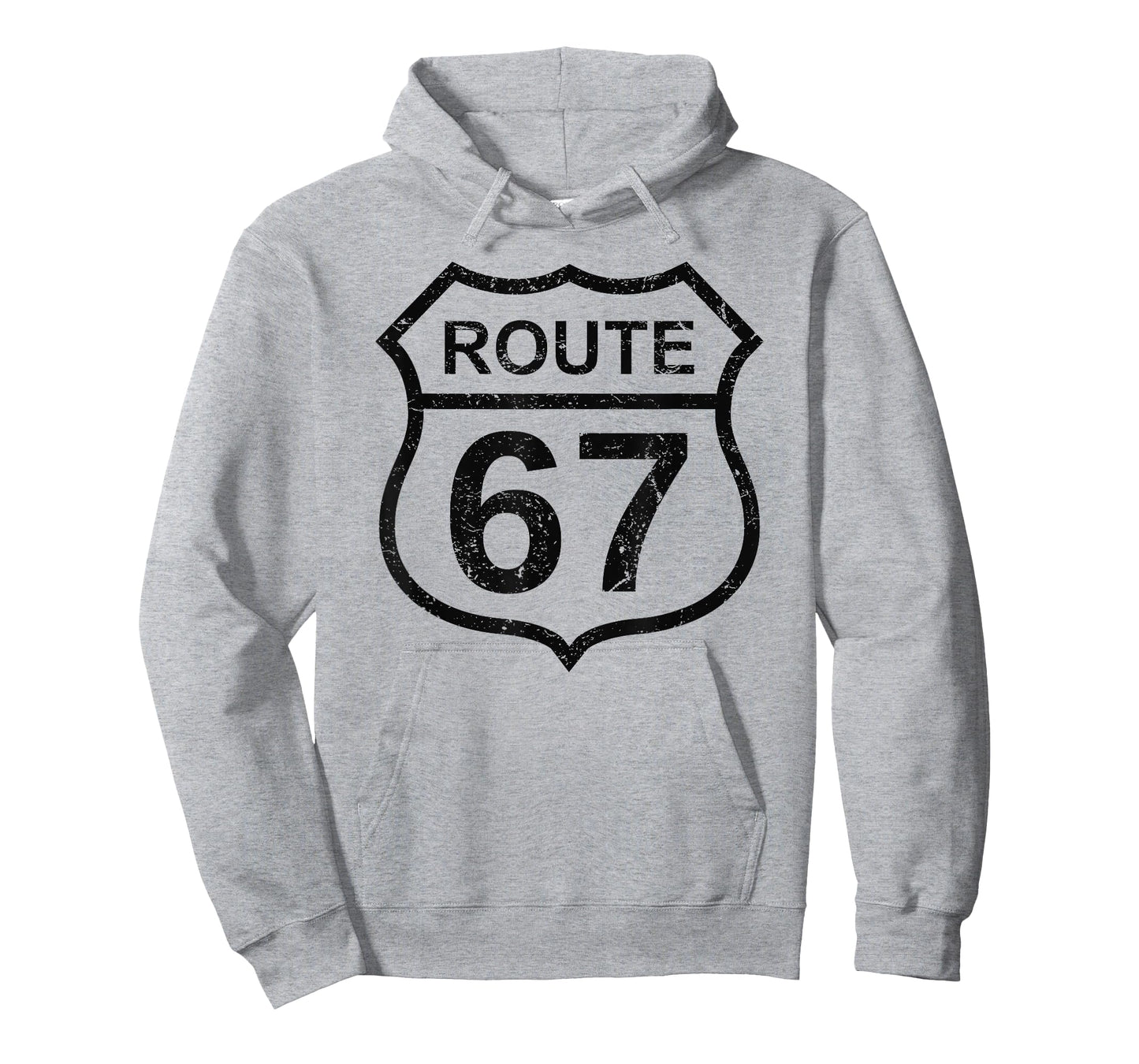 Route 67 Funny Six Seven 6 7 Meme Interstate Highway I-67 T-Shirt