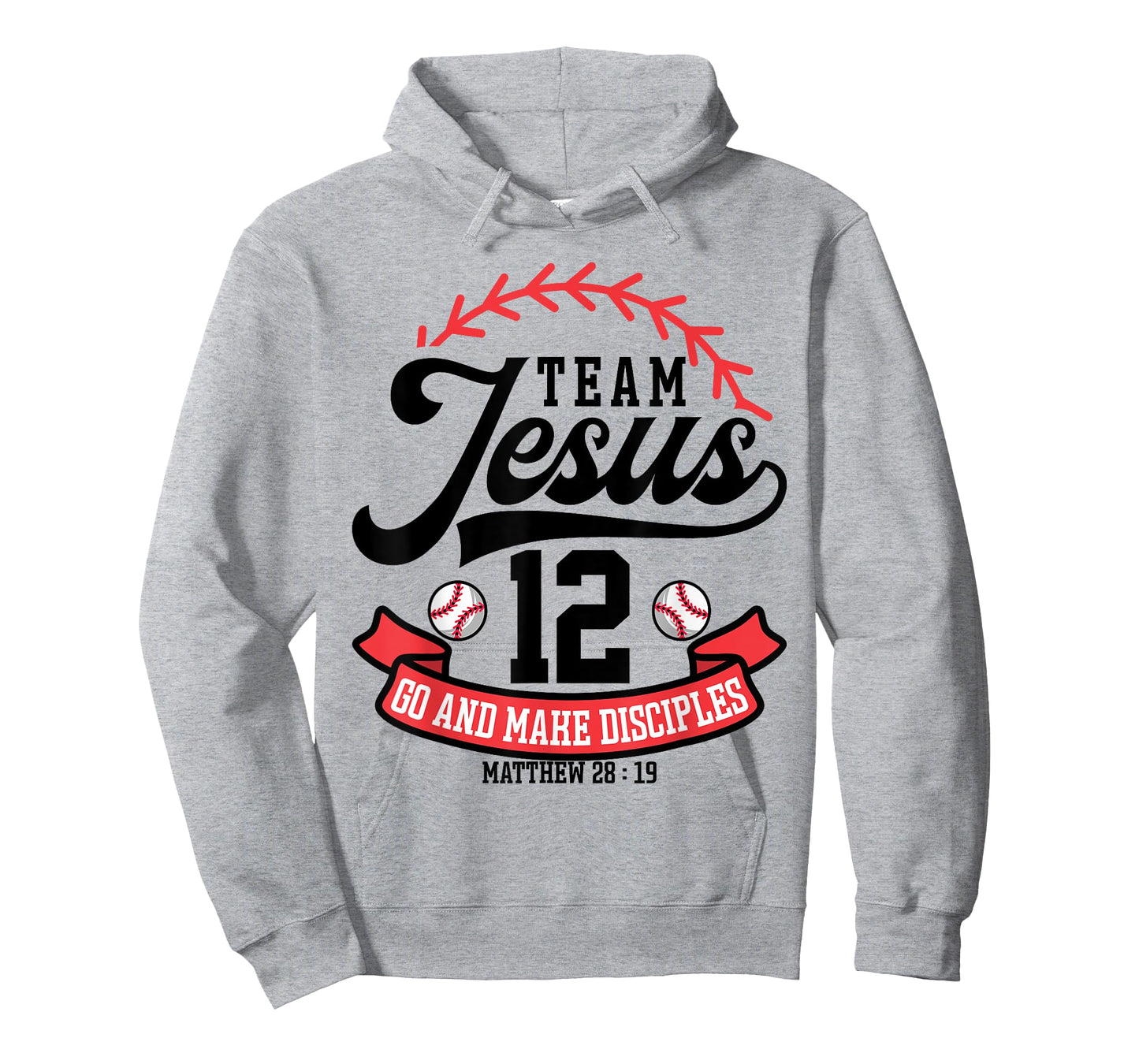 Jesus and Baseball Team Jesus Christian Matthew 28:19 Love T-Shirt
