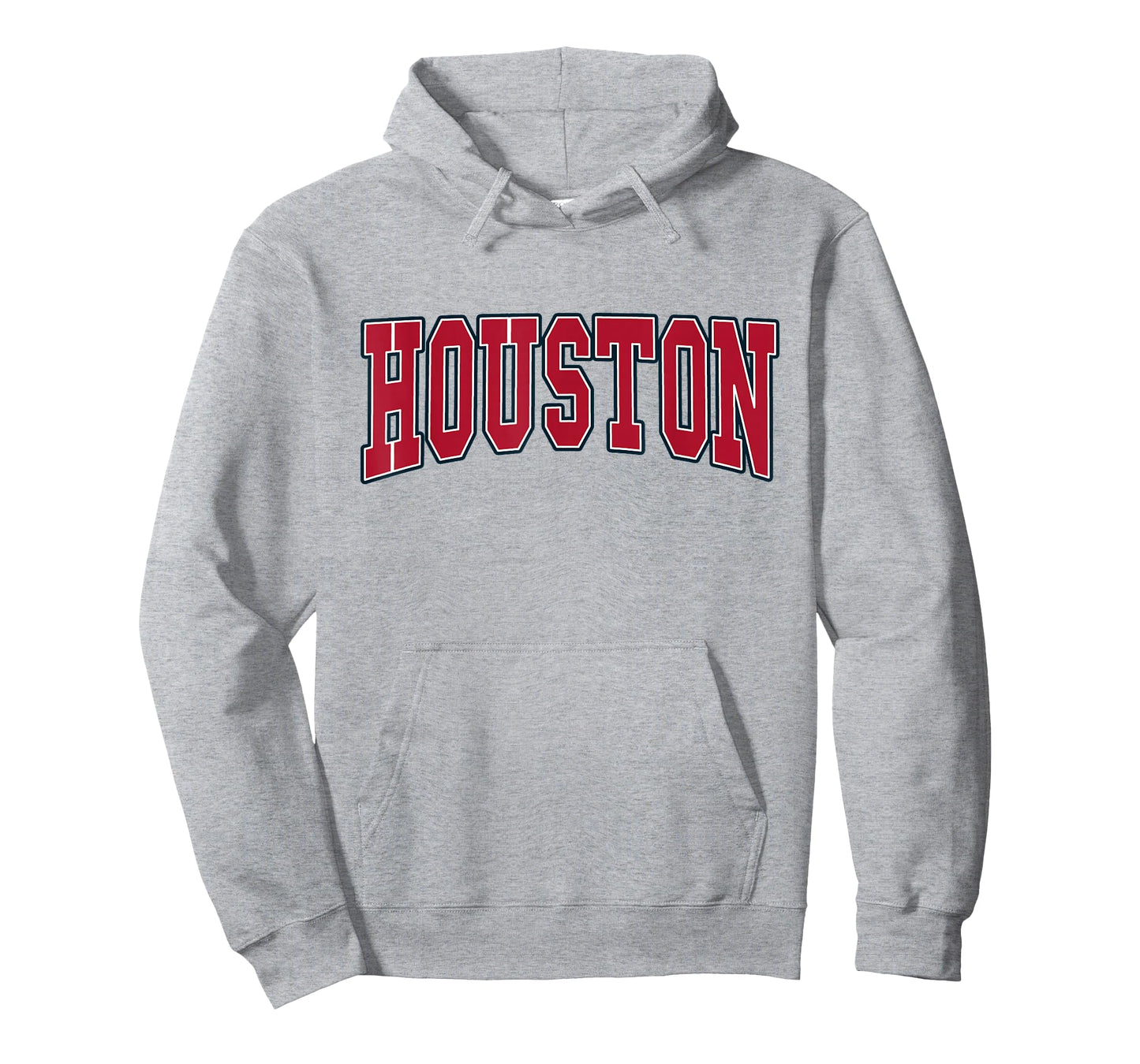 Graphic Apparel Co. - HOUSTON - Unisex Adult - White - Small - Short Sleeve - Classic Fit - Throwback Design - T-Shirt