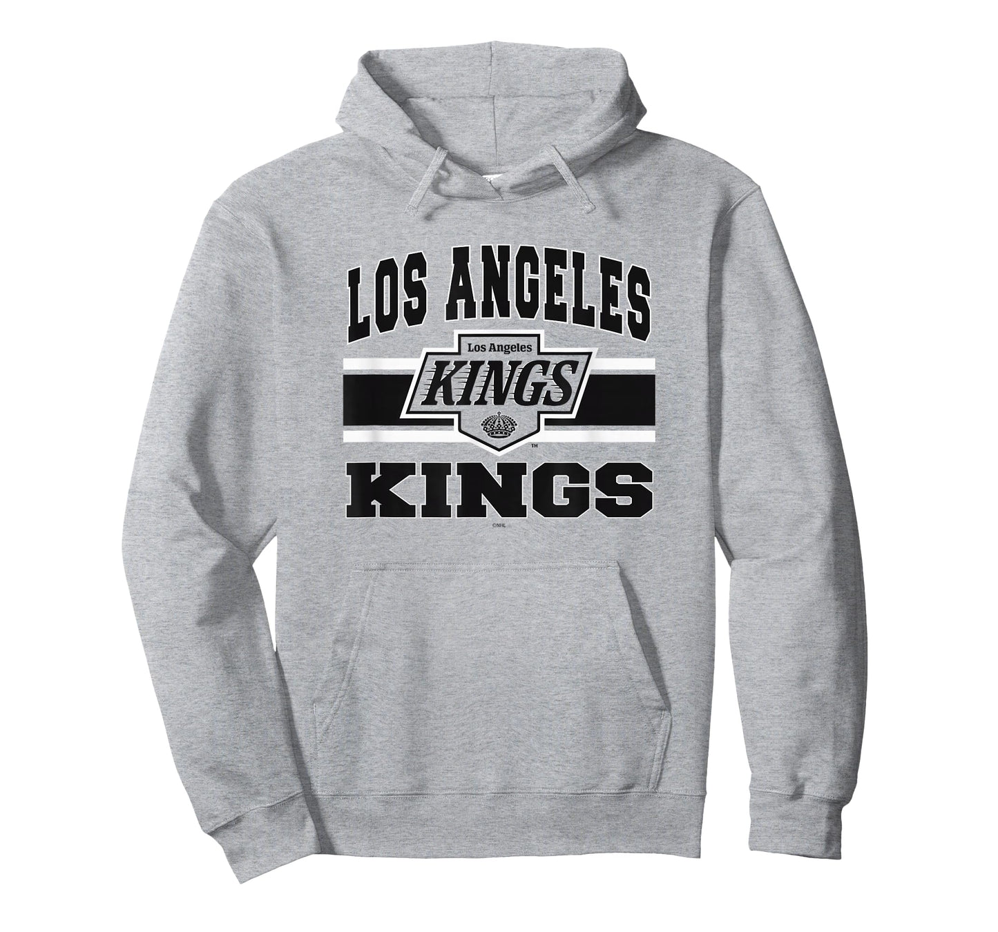 Los Angeles Kings Stripe Gray Officially Licensed T-Shirt