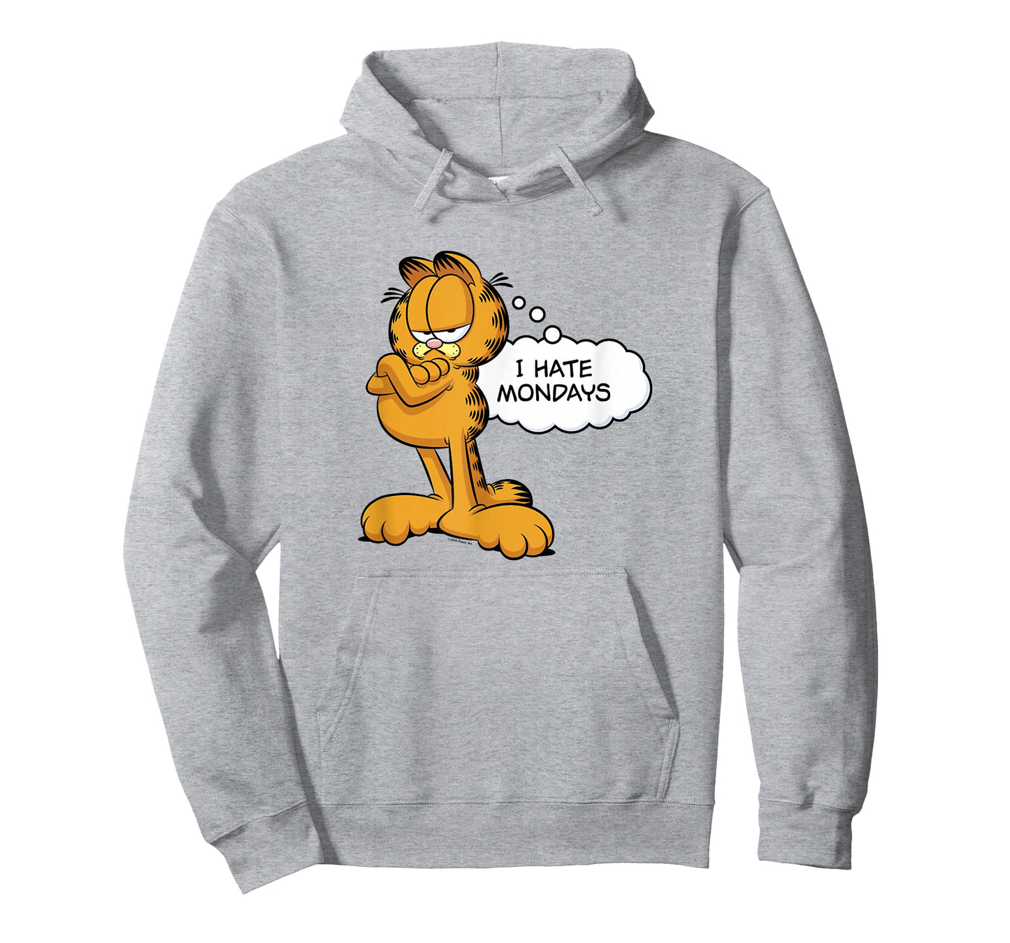 Garfield I Hate Mondays Thought Bubble T-Shirt