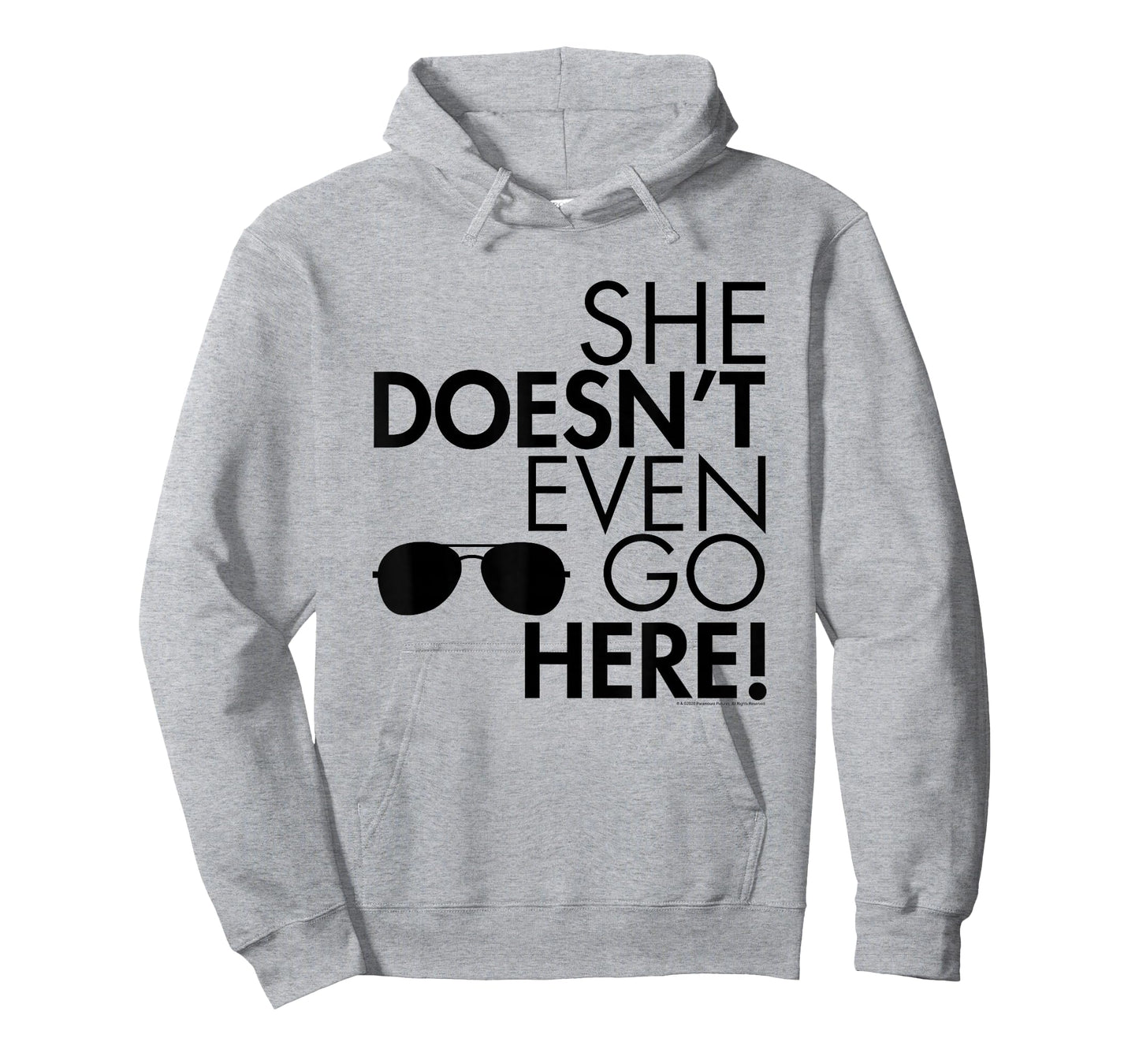 Mean Girls She Doesn't Even Go Here Sunglasses Y2K Movie T-Shirt