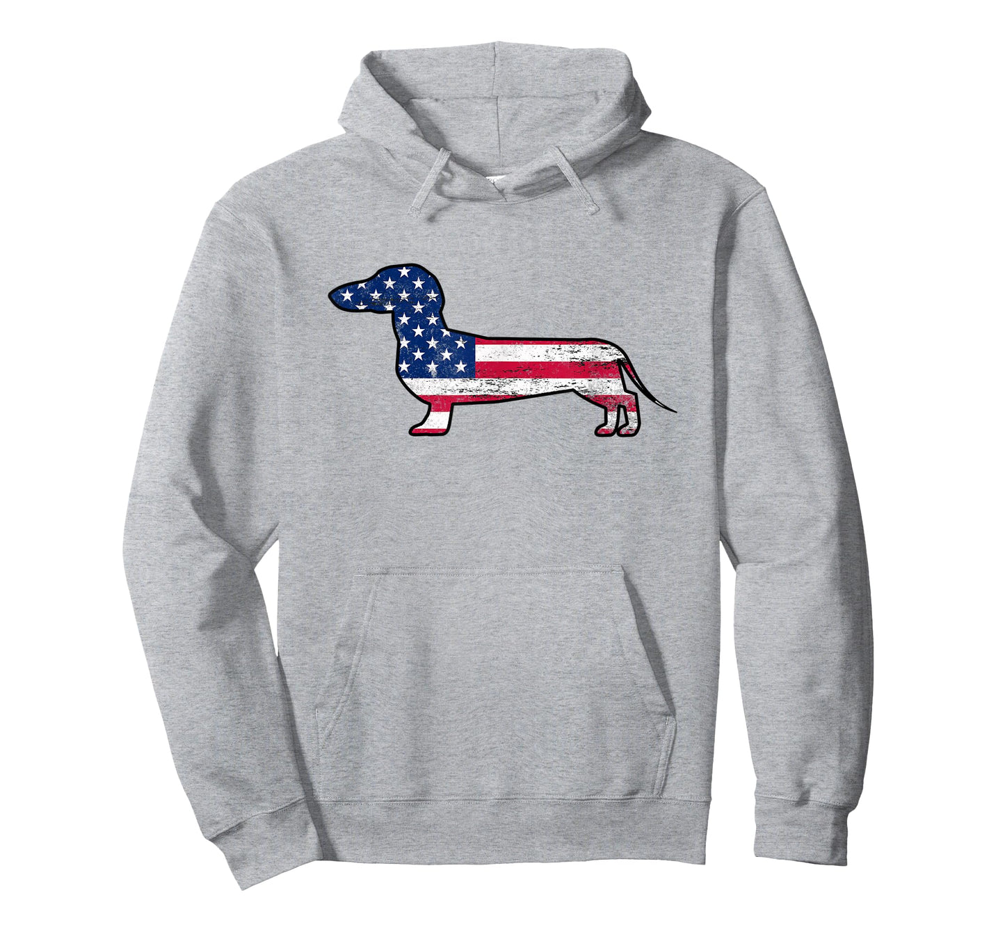 American Dachshund Patriotic Dog US Flag 4th Of July Gift T-Shirt for Women Kids Men