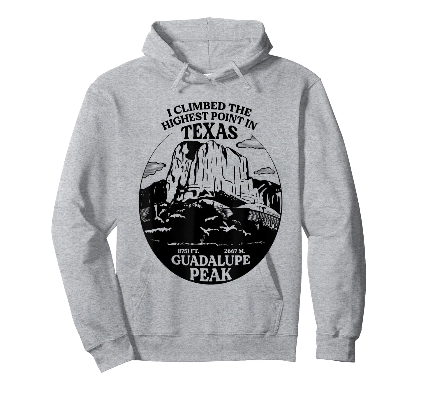 I Climbed Guadalupe Peak- The Highest Point In Texas T-Shirt