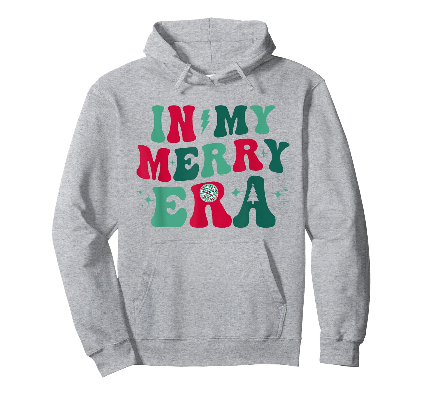 Christmas In My Merry Era Xmas Holiday Groovy Xmas Pajamas T-Shirt