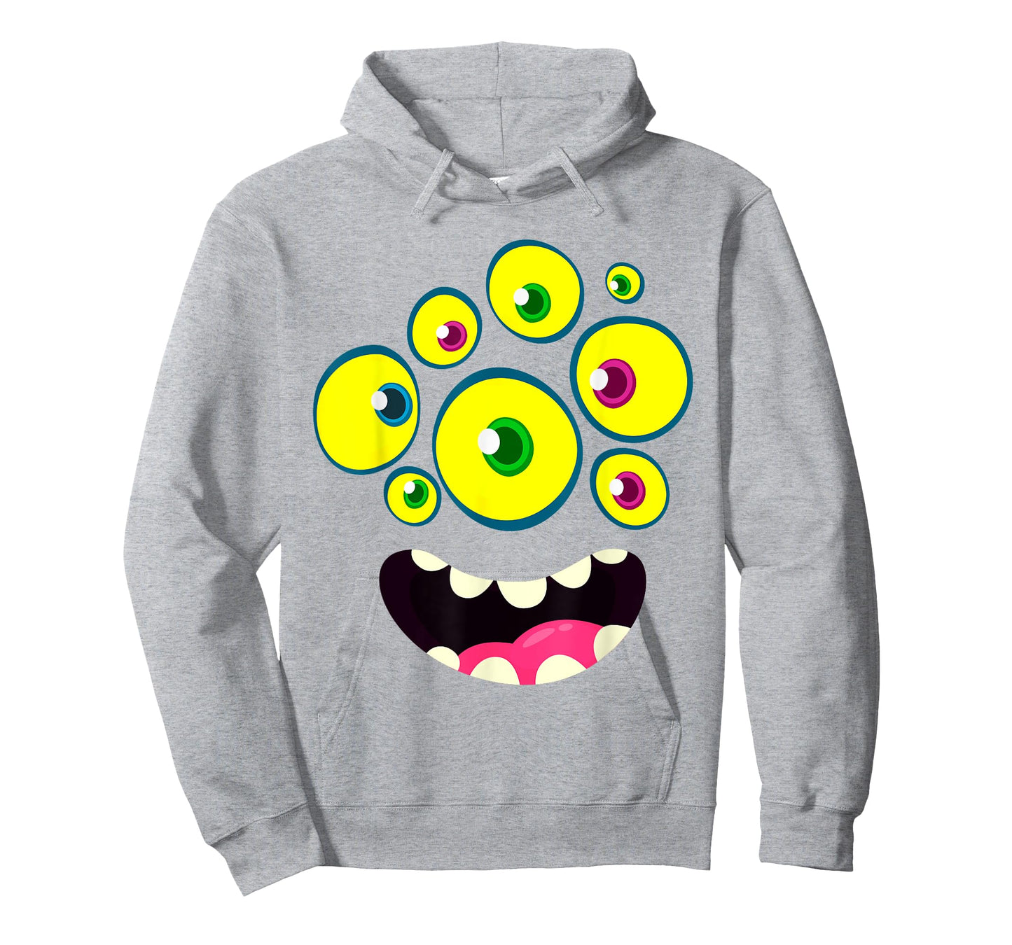 Cute Monster Face Halloween Group Costume Kids Boys T-Shirt
