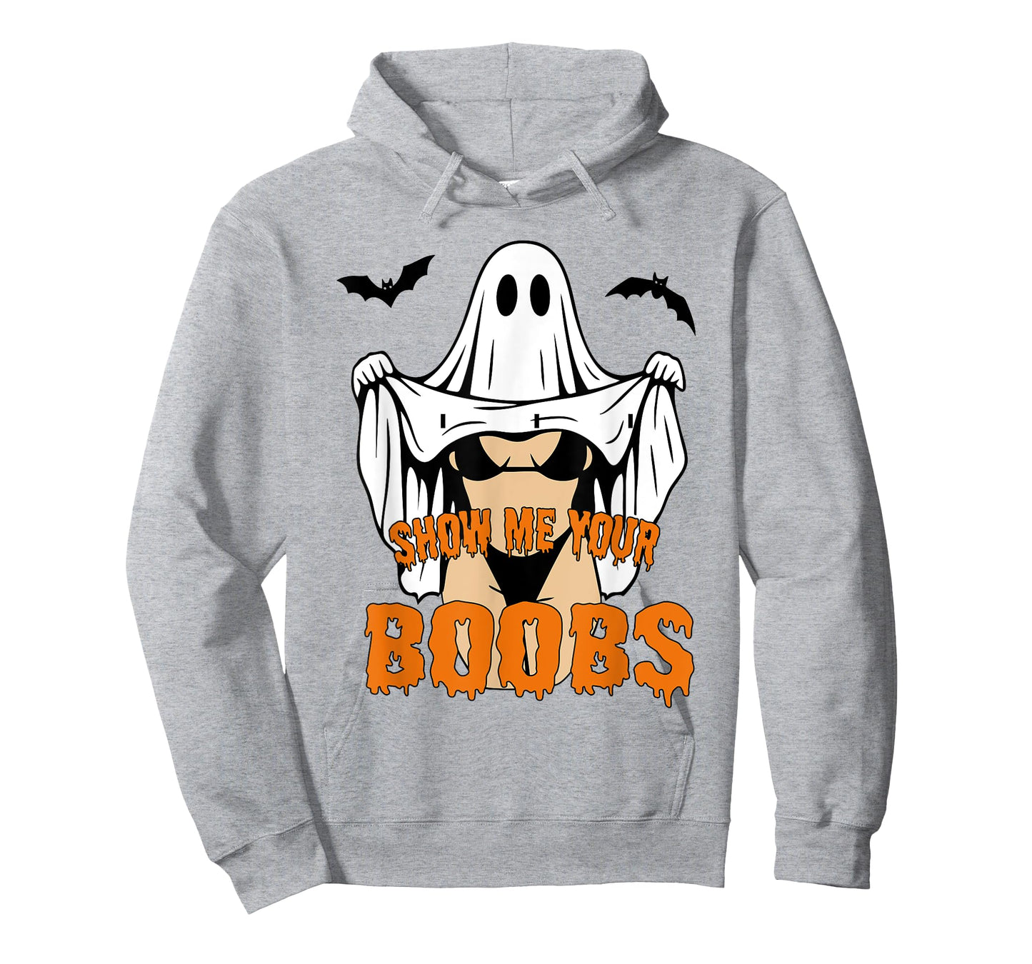 Show Me Your Boobs Funny Halloween Ghost Funny Meme T-Shirt