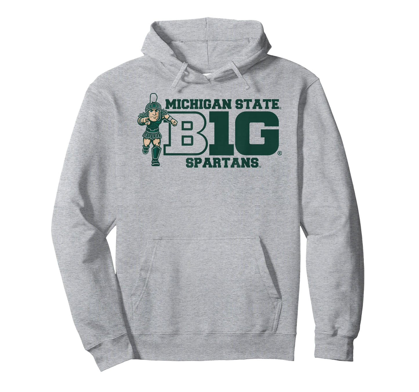 Michigan State Spartans Big 10 Mascot White T-Shirt