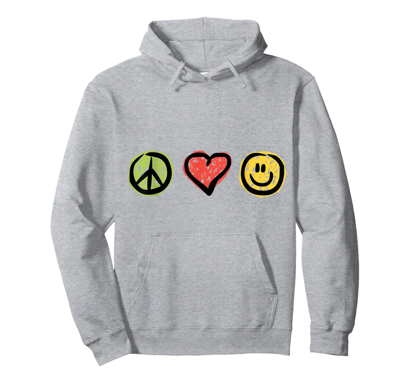 Peace Love Happiness Positive Message Symbols T-Shirt T-Shirt