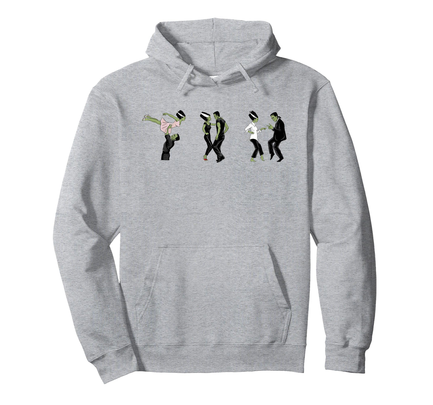 Frankenstein & Bride Dancing - Retro Romance T-Shirt
