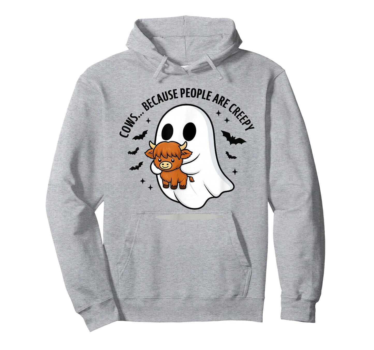 Halloween Cow Cute Ghost Cows Because People are Creepy T-Shirt