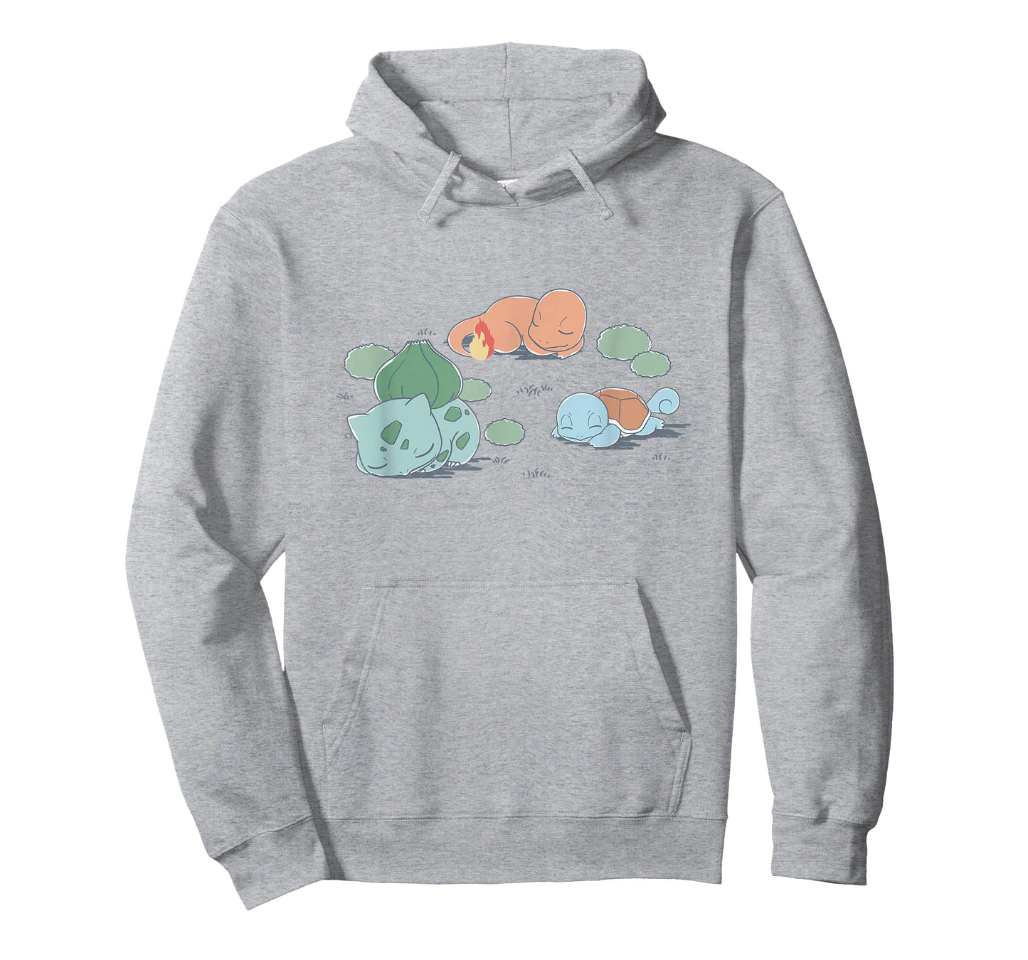 Pokémon Kanto Starters Taking A Nap Cute Retro Shot T-Shirt