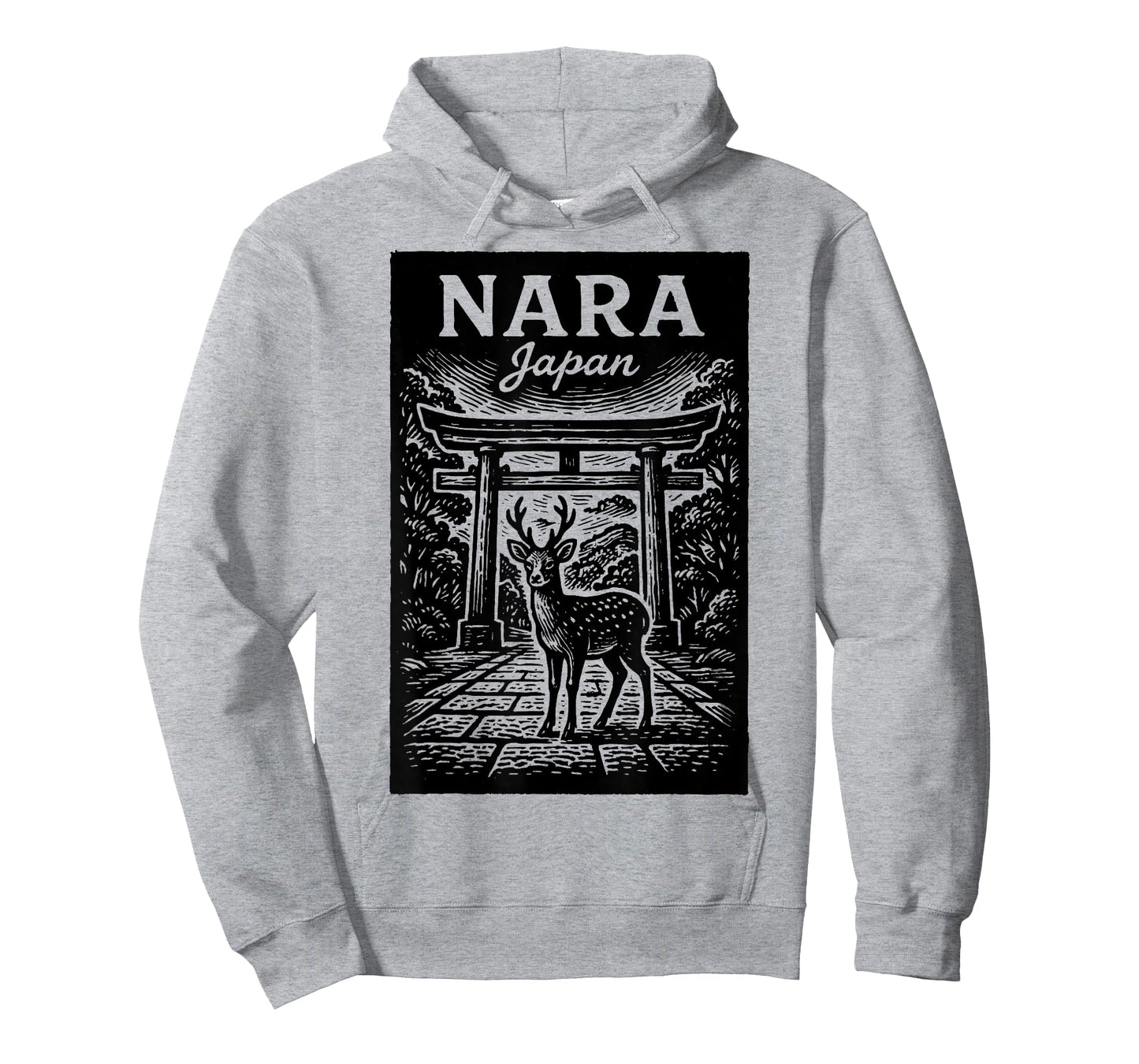 Nara Japan Deer Temple Japanese Travel Nature Architecture T-Shirt