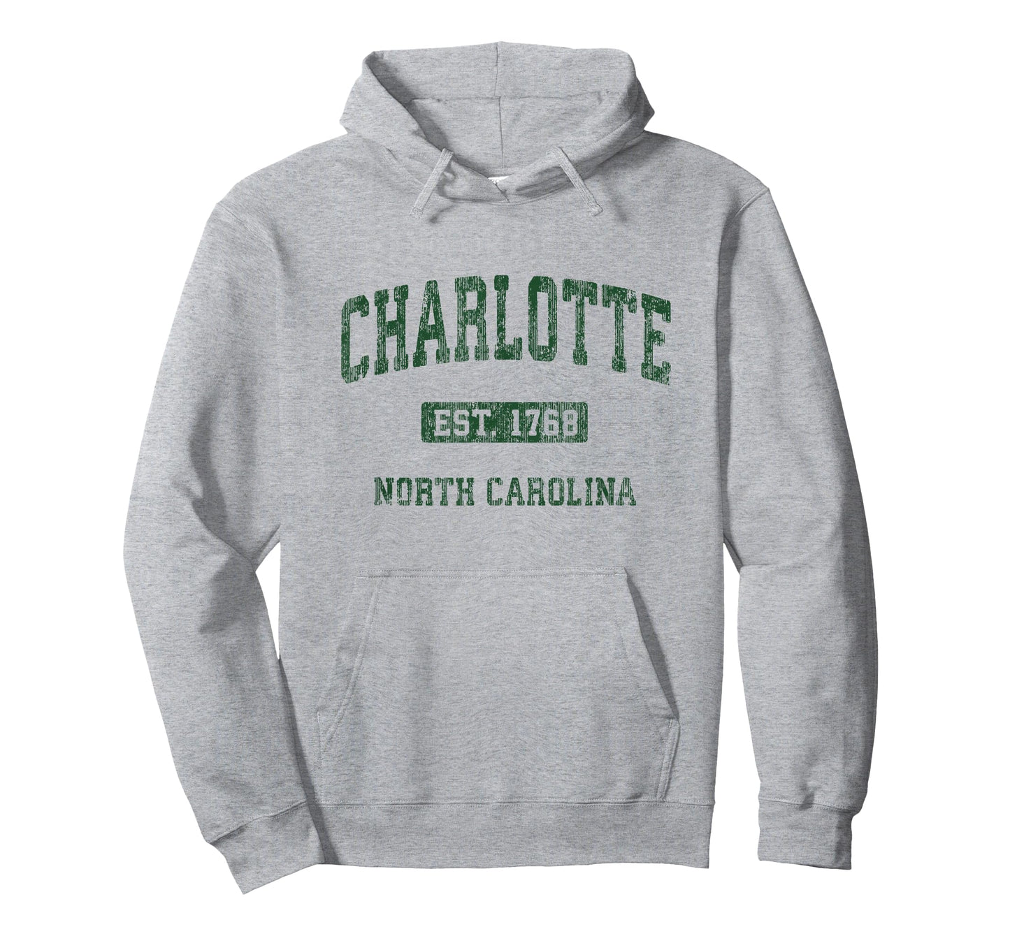 Charlotte North Carolina NC Vintage Athletic Sports Design T-Shirt