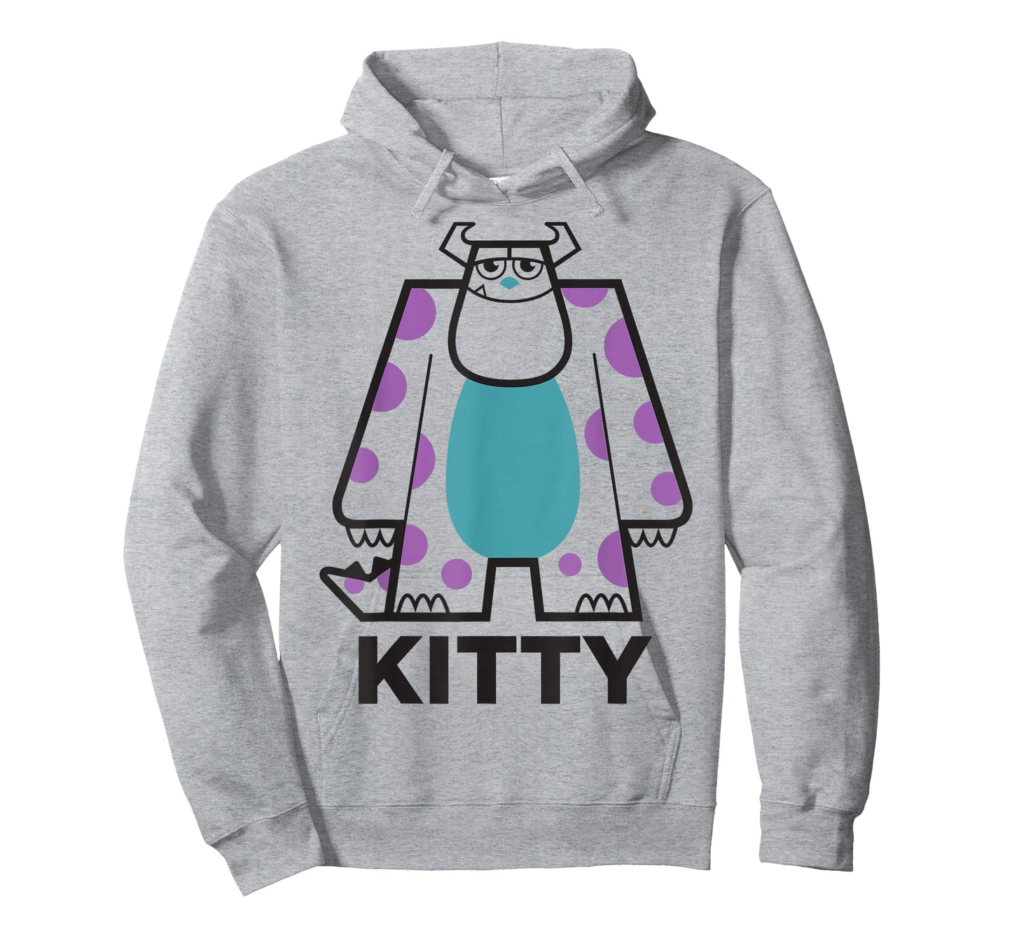 Disney Pixar Monsters, Inc. Sulley Kitty Big Portrait & Logo T-Shirt