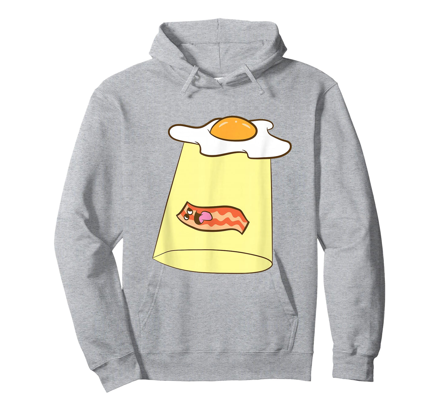 Egg And Bacon UFO Alien Bacon And Eggs Breakfast T-Shirt