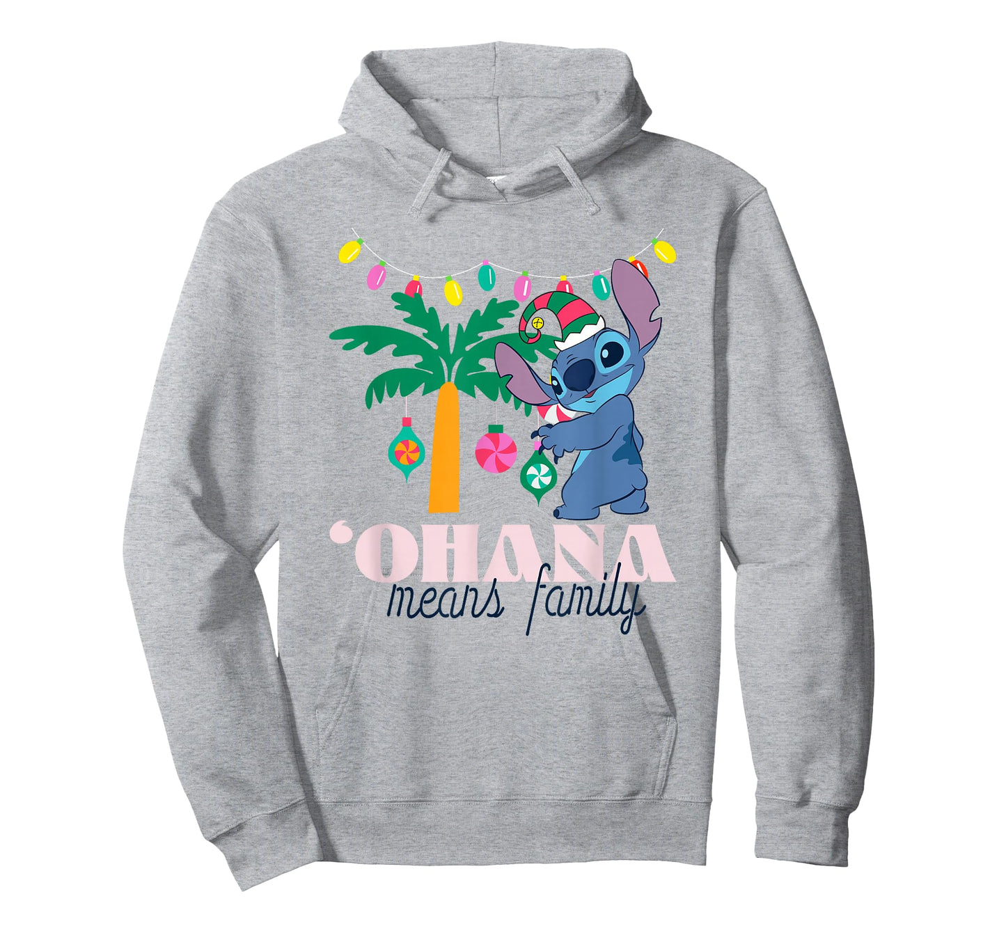 Disney Lilo & Stitch Christmas 'Ohana Means Family T-Shirt