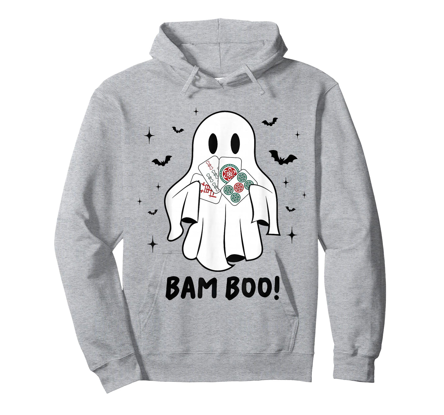 Bam Boo Halloween Ghost Mahjong Funny Costume Game Men Women T-Shirt
