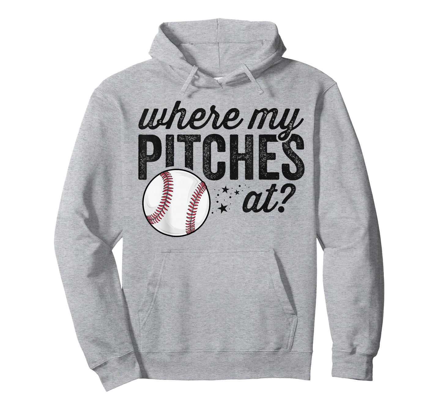 Where My Pitches at Funny Mom Baseball Shirt Gift Softball T-Shirt