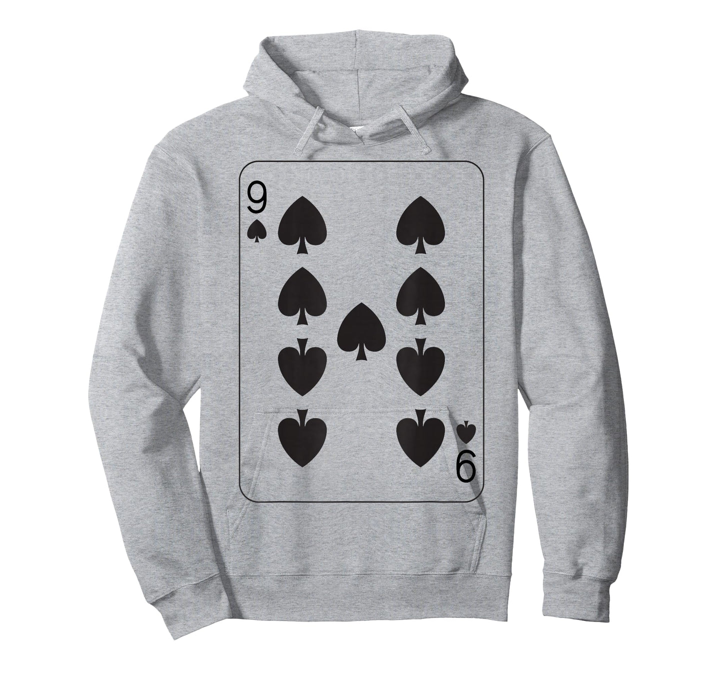 Nine of Spades | Deck of Cards Front and Back Group Costume T-Shirt