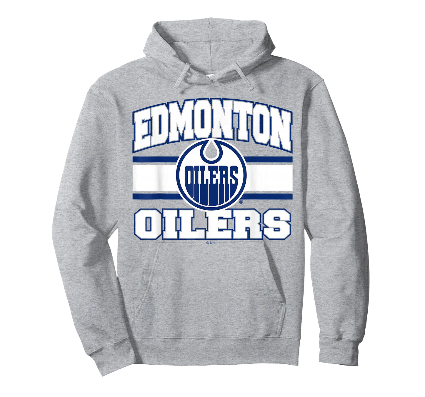 Edmonton Oilers Stripe Orange Officially Licensed T-Shirt