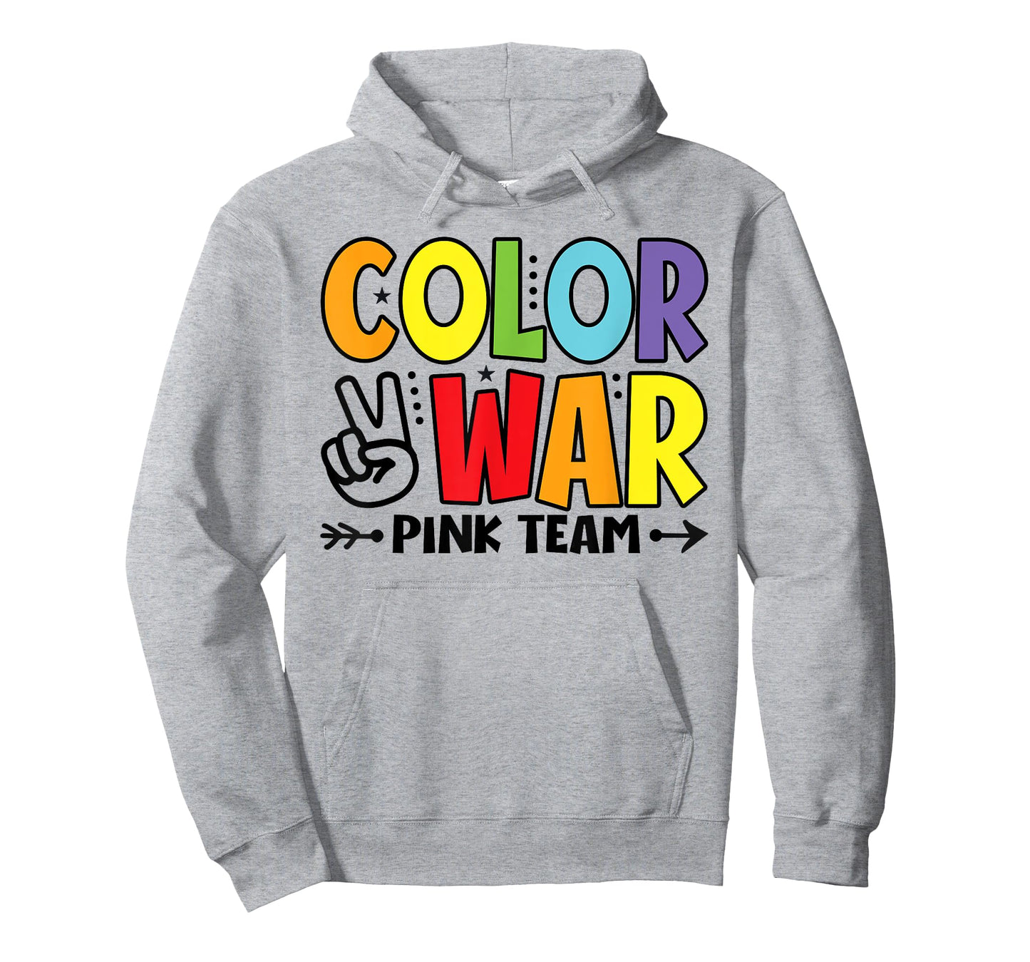 Color War Pink Team Sleepaway Summer Camp Game T-Shirt