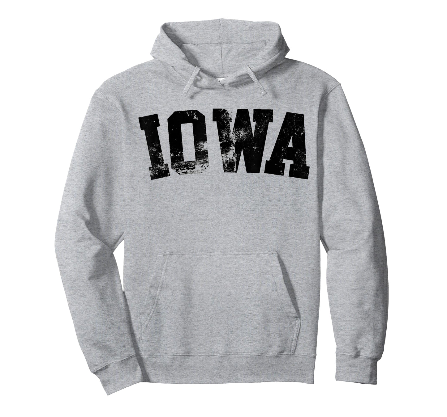 Retro Iowa Tee Vintage Iowa Black Gold Iowa Throwback Design T-Shirt