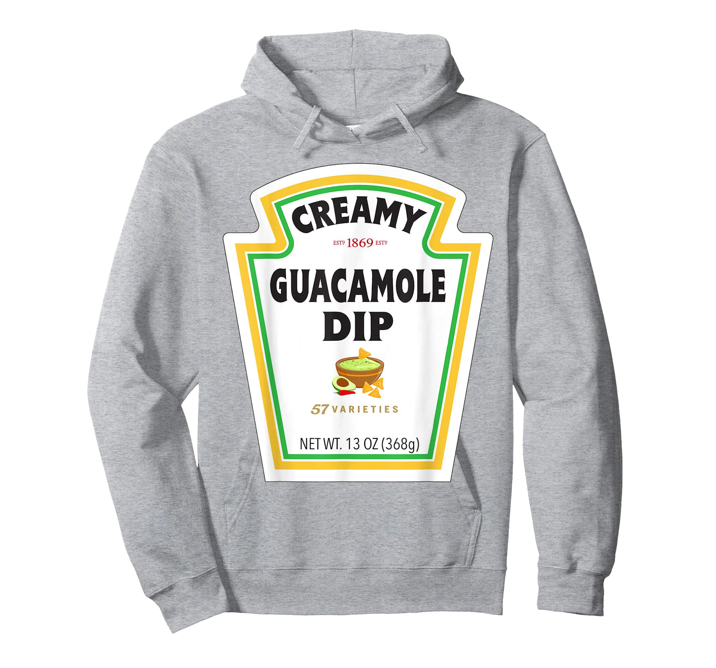 Creamy Avocado Sauce Bottle Label Funny Halloween Costume T-Shirt
