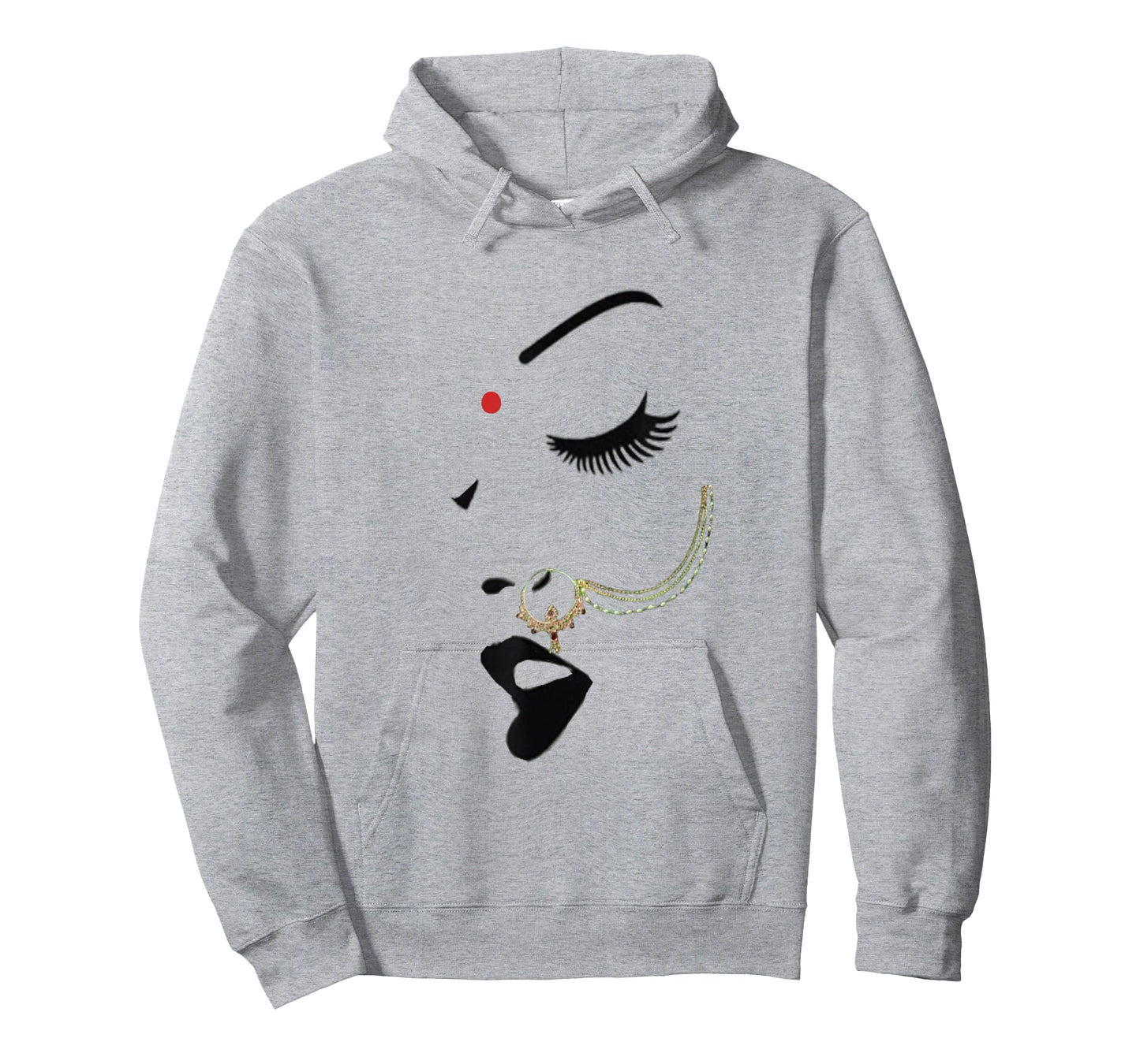 Indian desi Girl Nose Ring Bollywood Style Women Empowerment T-Shirt