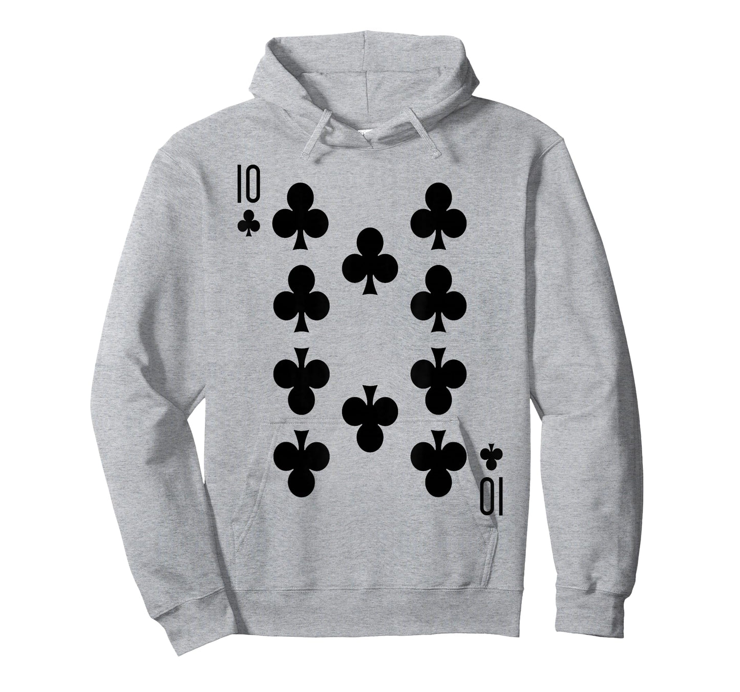 Ten of Clubs | Royal Flush Group Costume Playing Card T-Shirt