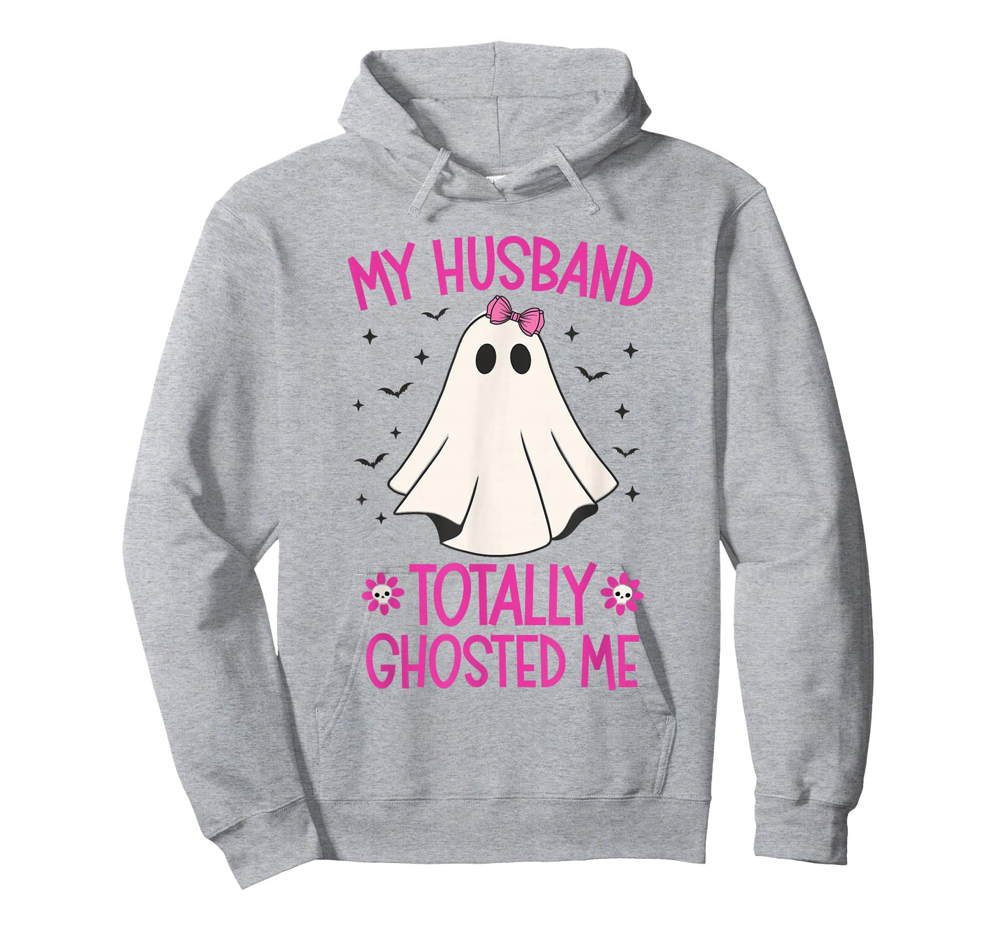 My Husband Totally Ghosted Me Funny Halloween Couple Ghost T-Shirt