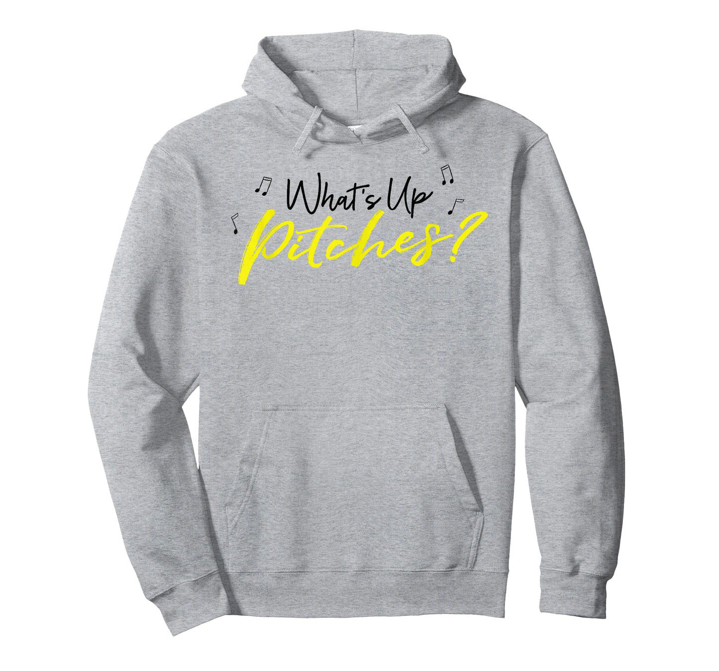 Pitch Perfect "What's Up Pitches?" Black & Yellow T-shirt T-Shirt