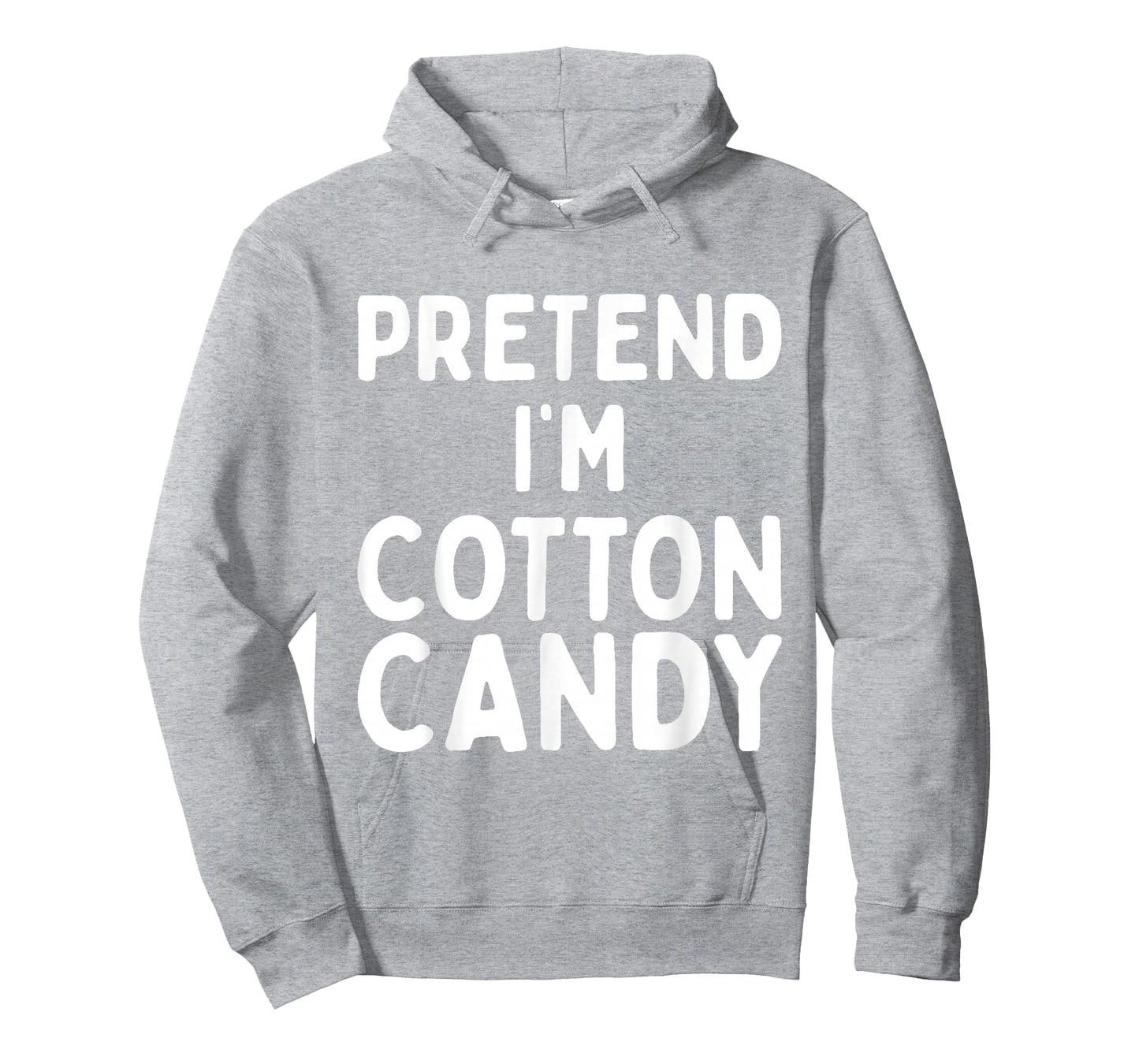 Pretend I'm Cotton Candy Funny Lazy Pink Halloween Costume T-Shirt