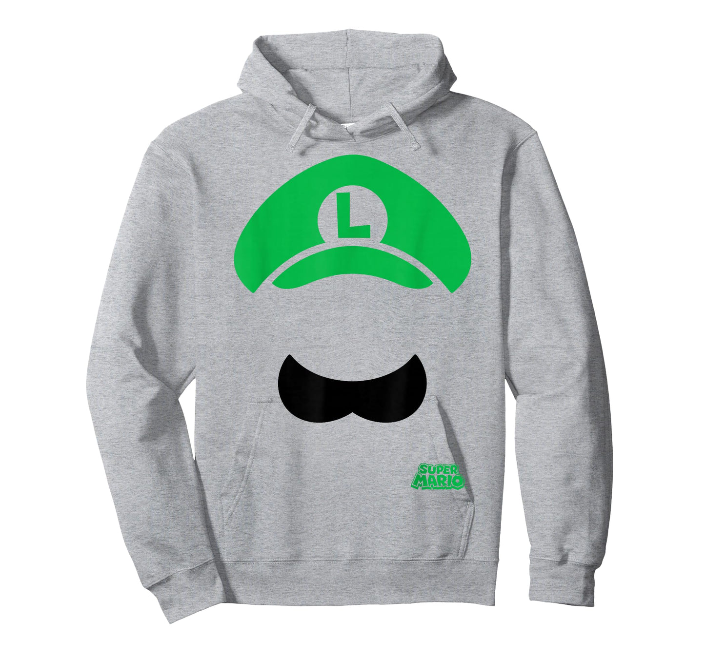 Super Mario Luigi Hat And Mustache T-Shirt