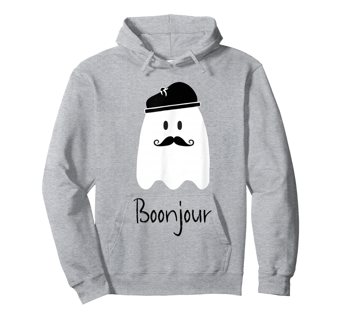 Funny French Teacher Halloween Bonjour Ghost T-Shirt