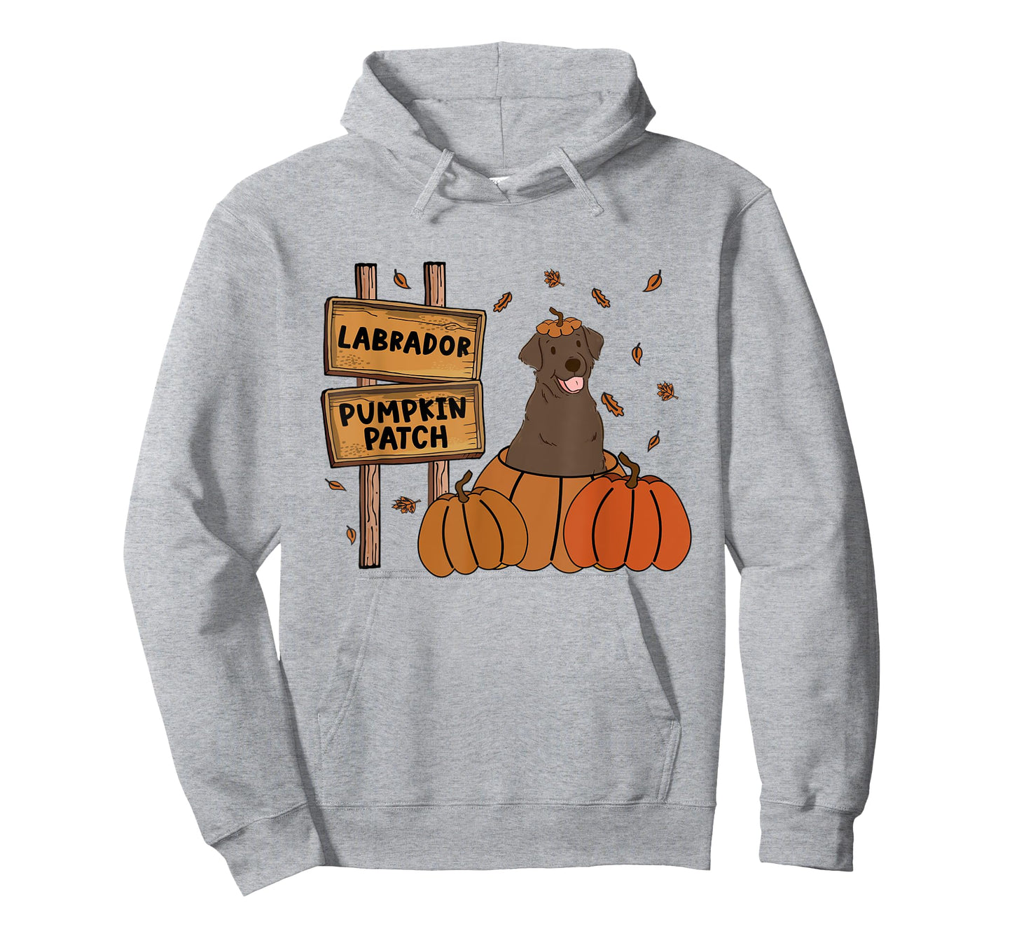 Labrador Pumpkin Patch Lab Lovers Thanksgiving Halloween T-Shirt