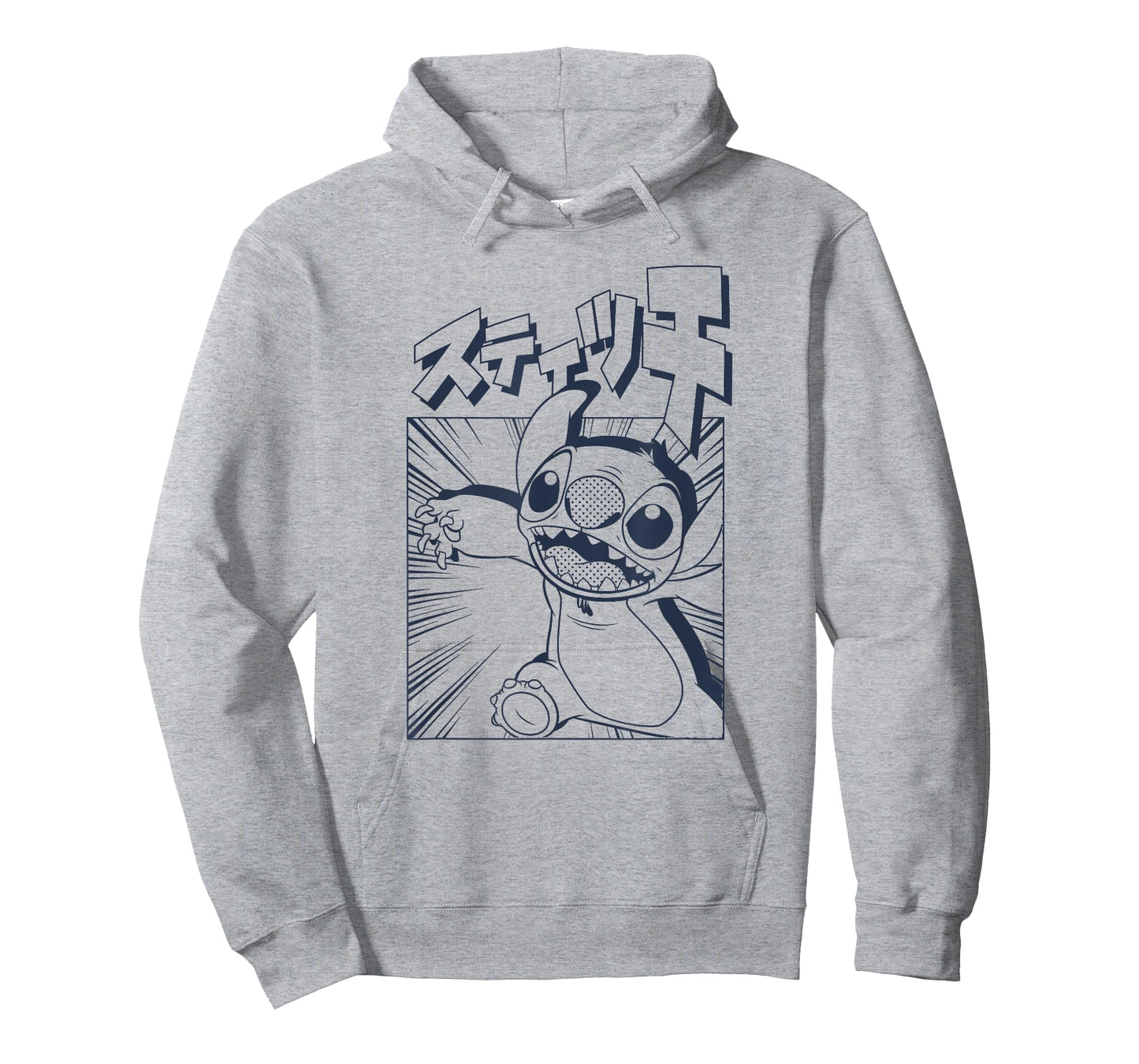 Disney Lilo & Stitch Manga Katakana Japanese Panel Portrait T-Shirt