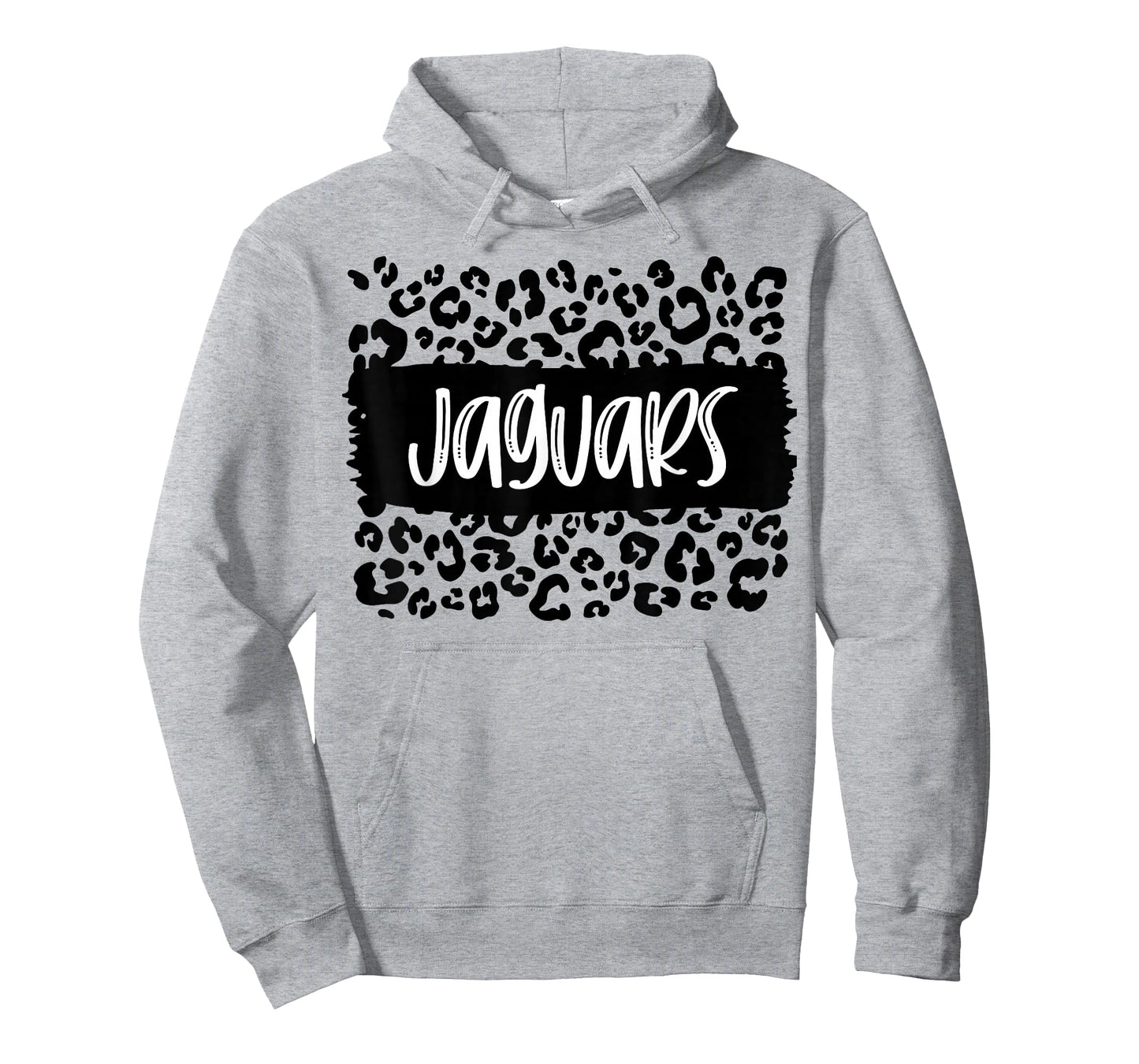 Jaguars Team Mascot School Spirit Game Night Leopard Print T-Shirt