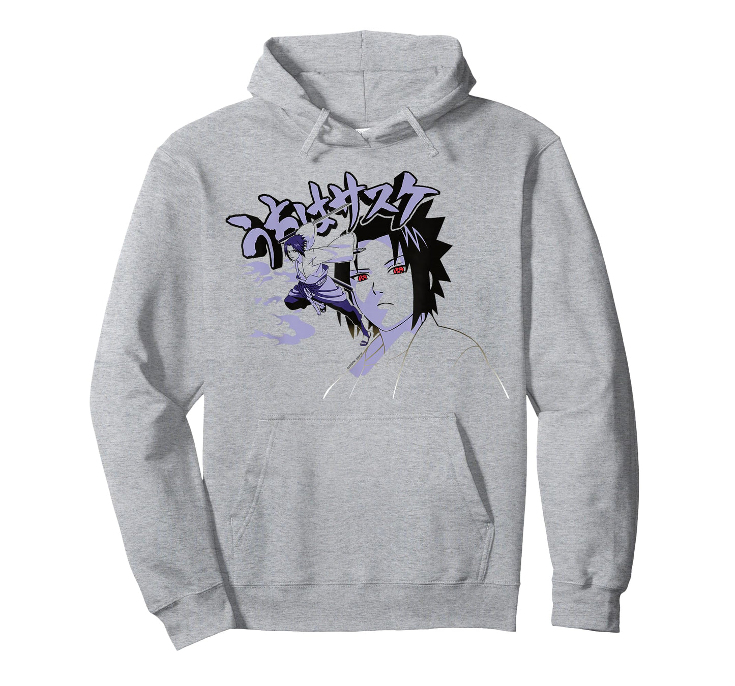 Naruto Shippuden Sasuke Curse Symbol with Jutsu T-Shirt