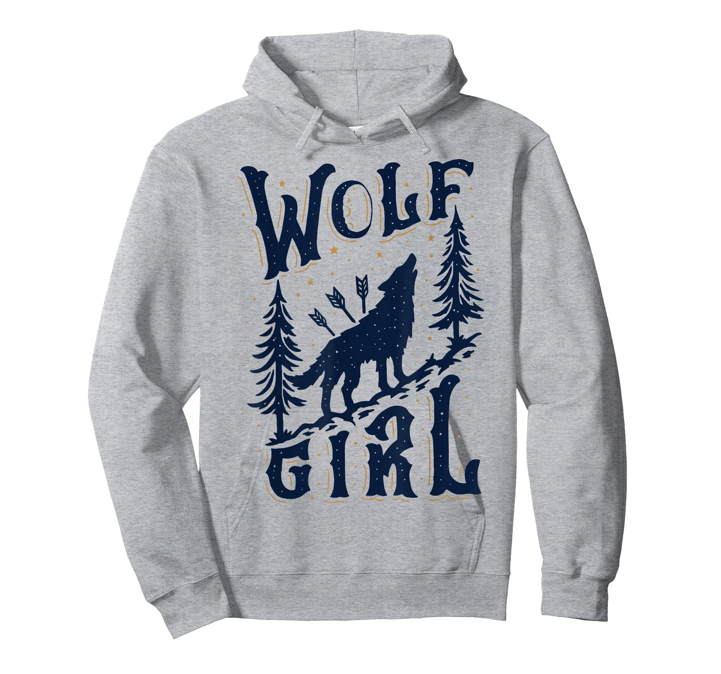 Wolf Girl Who Loves Wolves Funny Animal Lovers Gifts Women T-Shirt