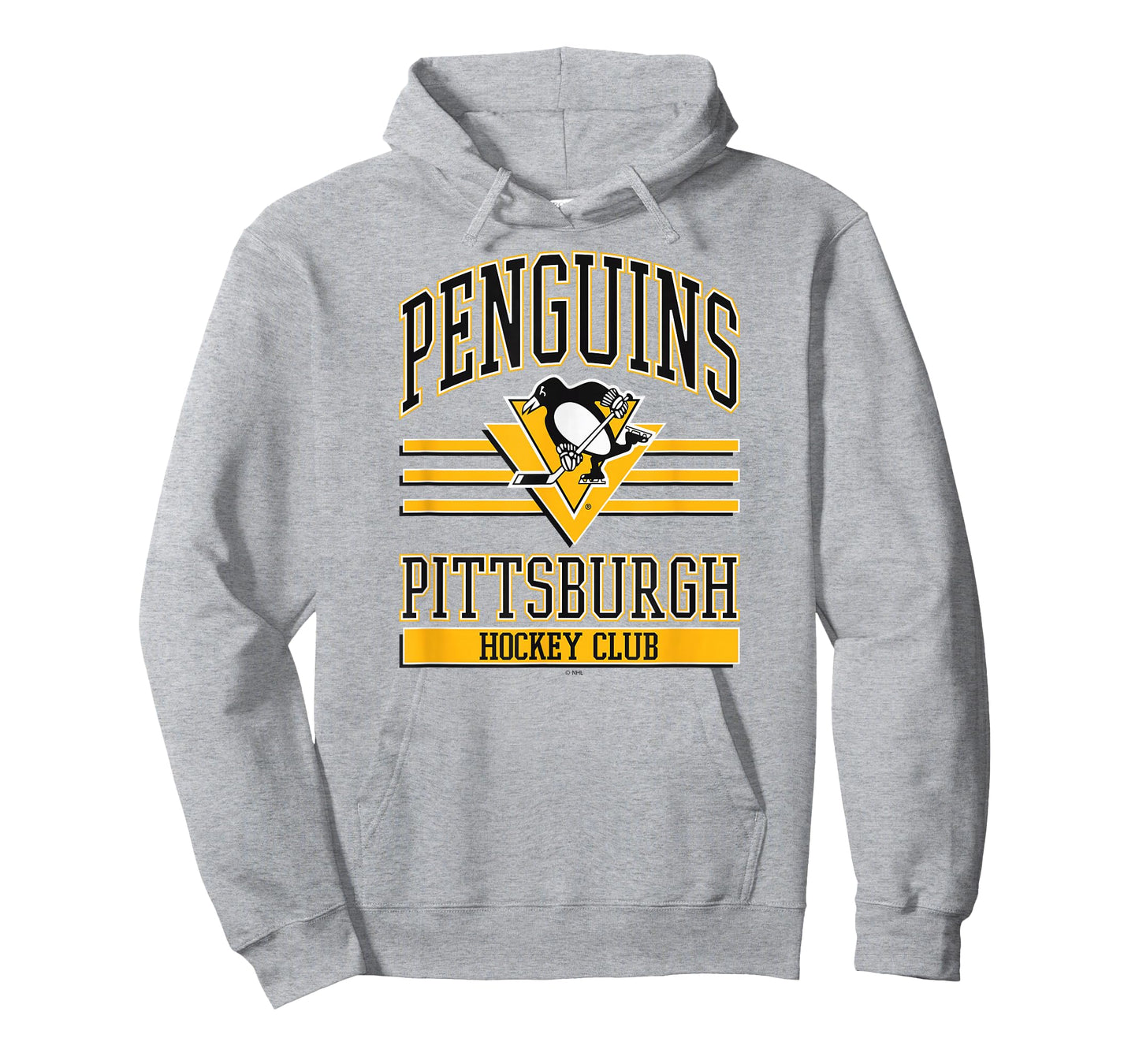 Pittsburgh Penguins Hockey Club Gray Officially Licensed T-Shirt