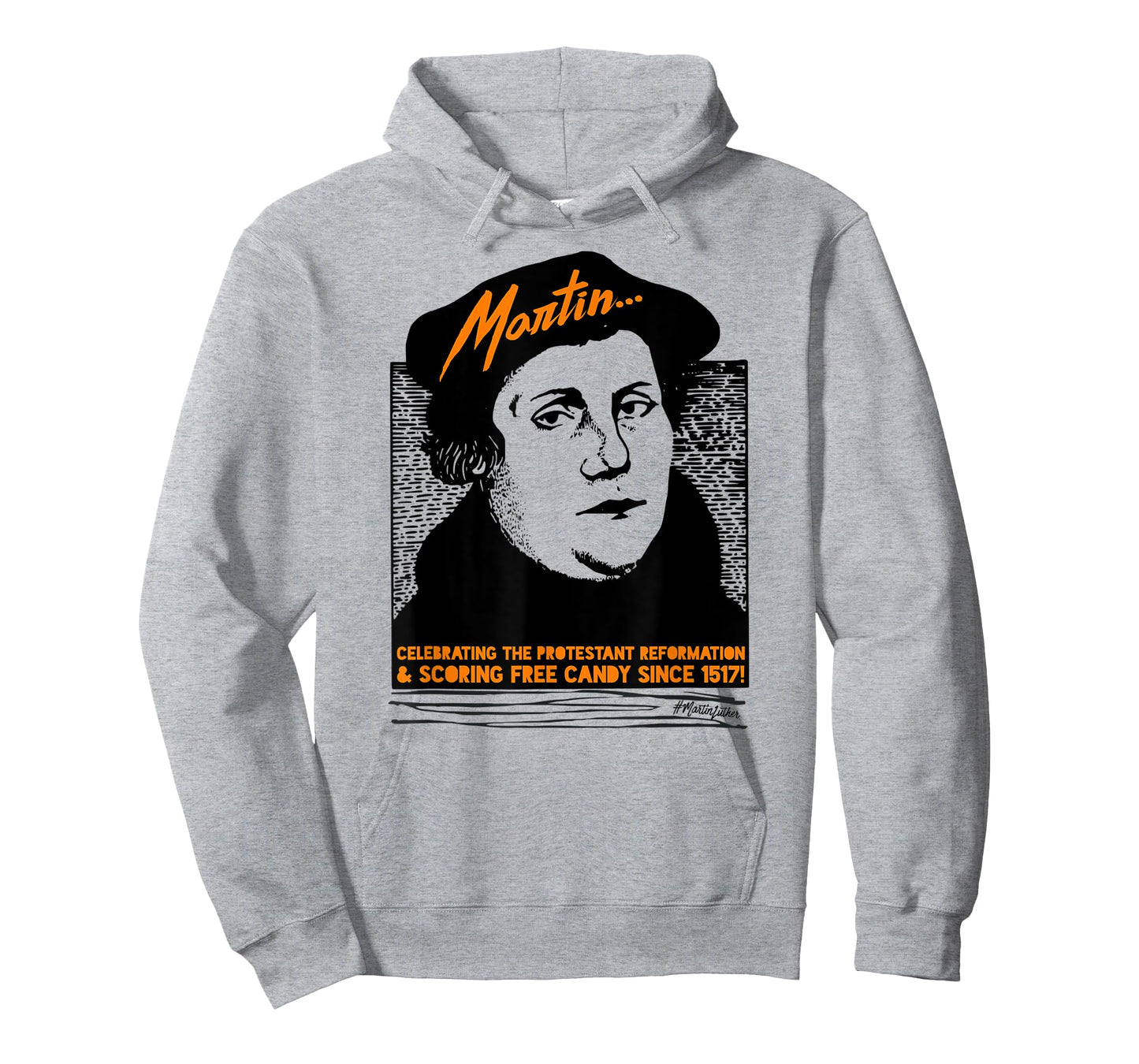 Funny Halloween Costume Martin Luther Candy Reformed T-Shirt