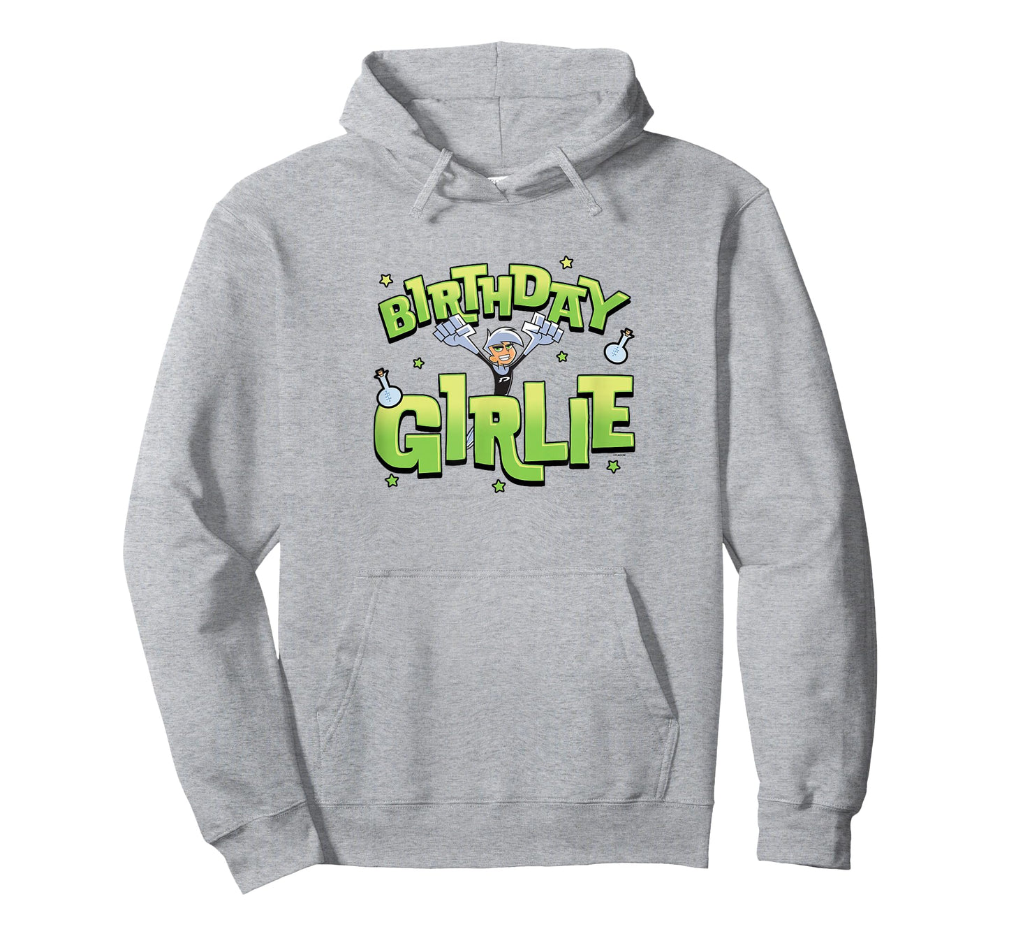 Danny Phantom Birthday Girlie Phantom Power Big Chest Logo T-Shirt