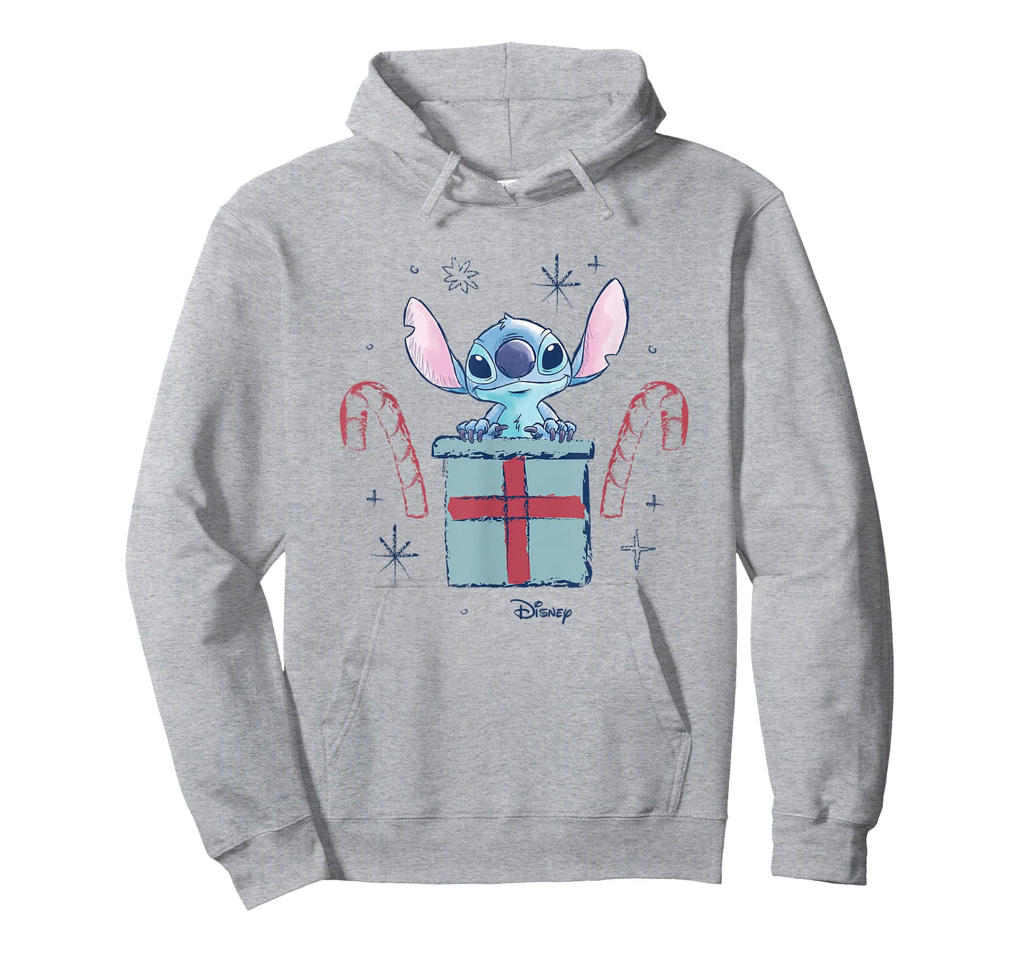 Lilo & Stitch - Christmas Stitch Candy Cane Gift T-Shirt
