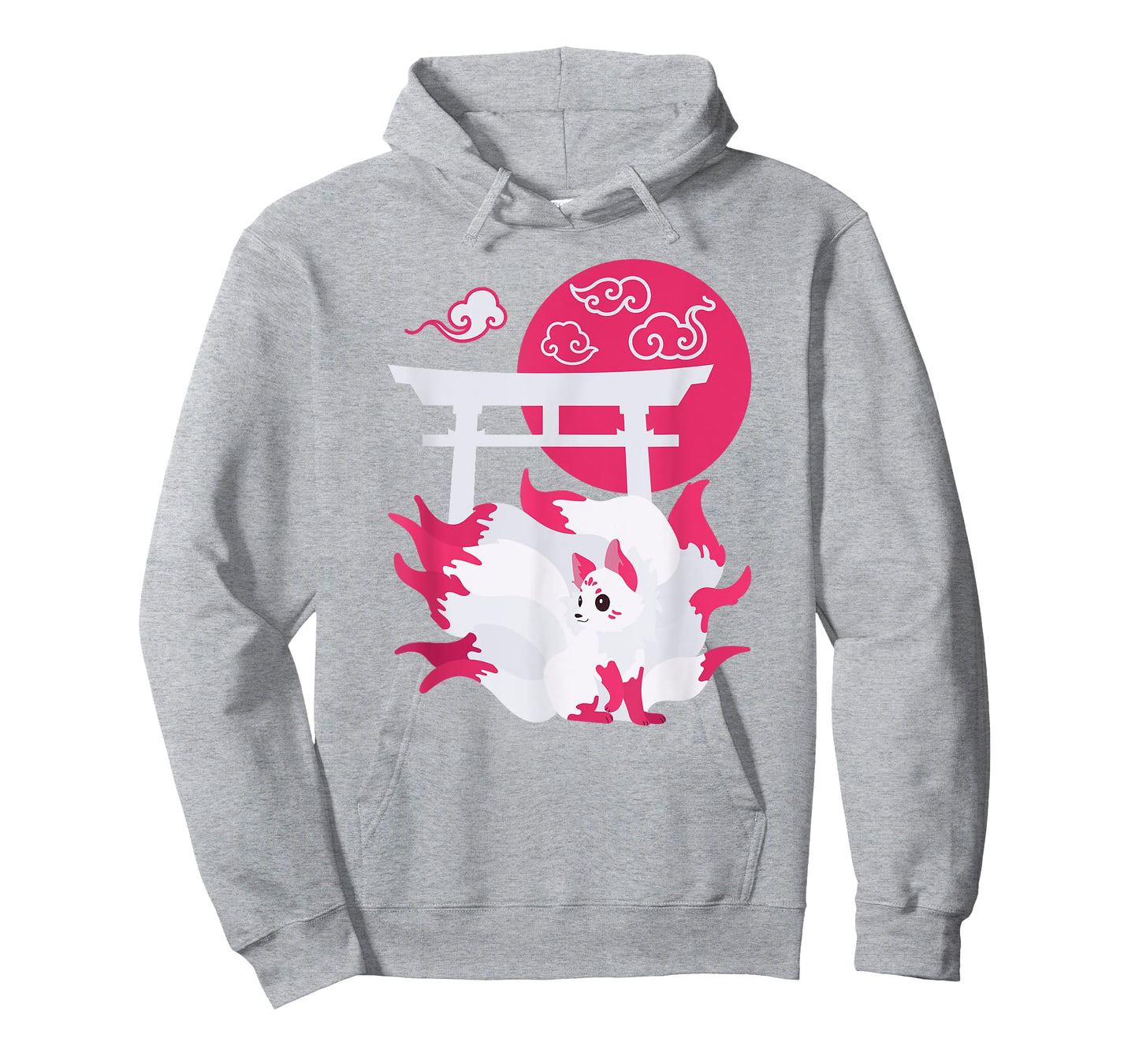 Nine-tailed Fox Kitsune Japanese Anime T-Shirt